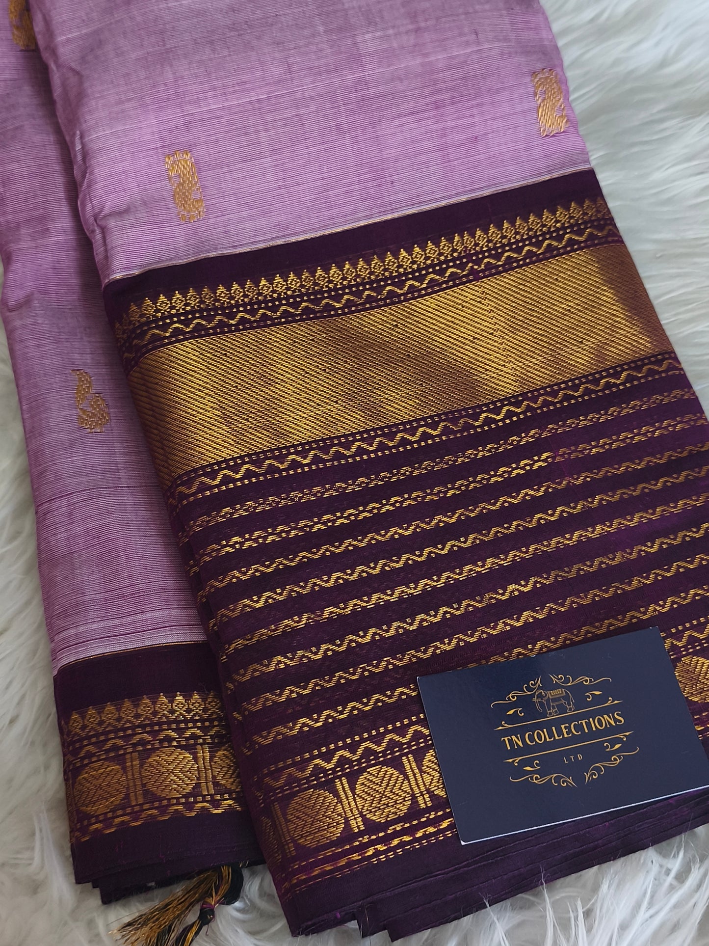 Grand Pure Kanchi Cotton Saree with Rich Pallu