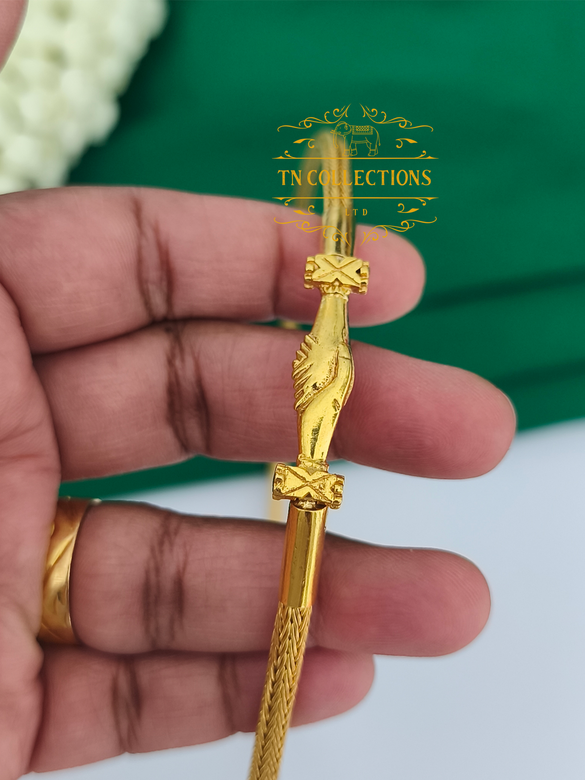 22ct Gold Plated Traditional Christian Thalikodi with Coins (Approx 9-11 Pawn thickness)