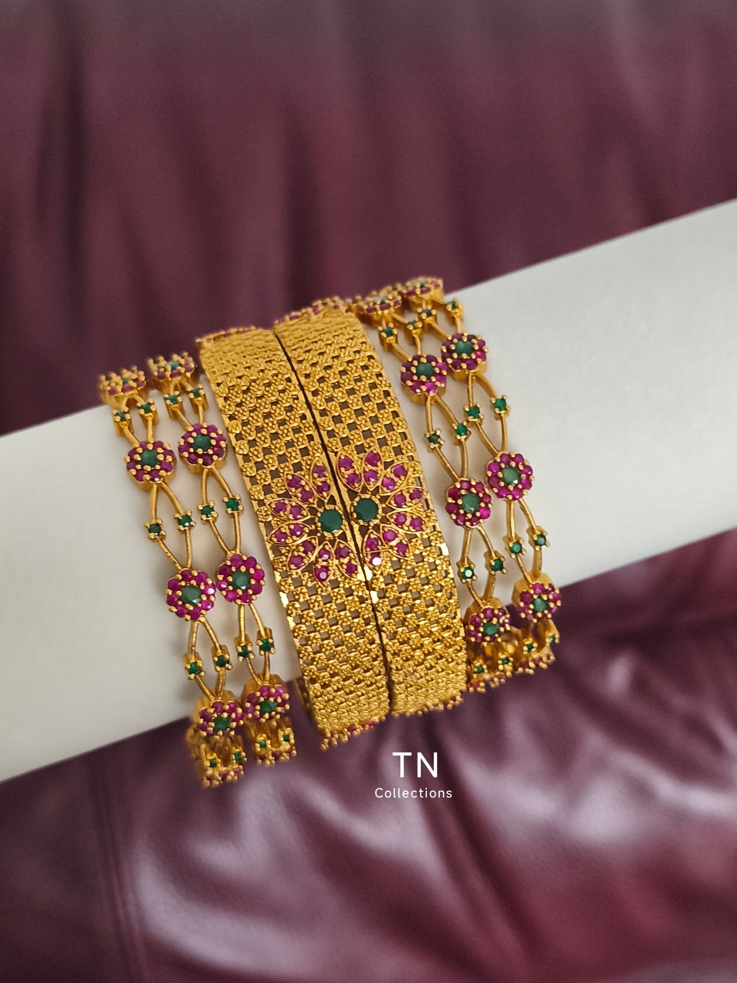 Matte Finish Bangles Set