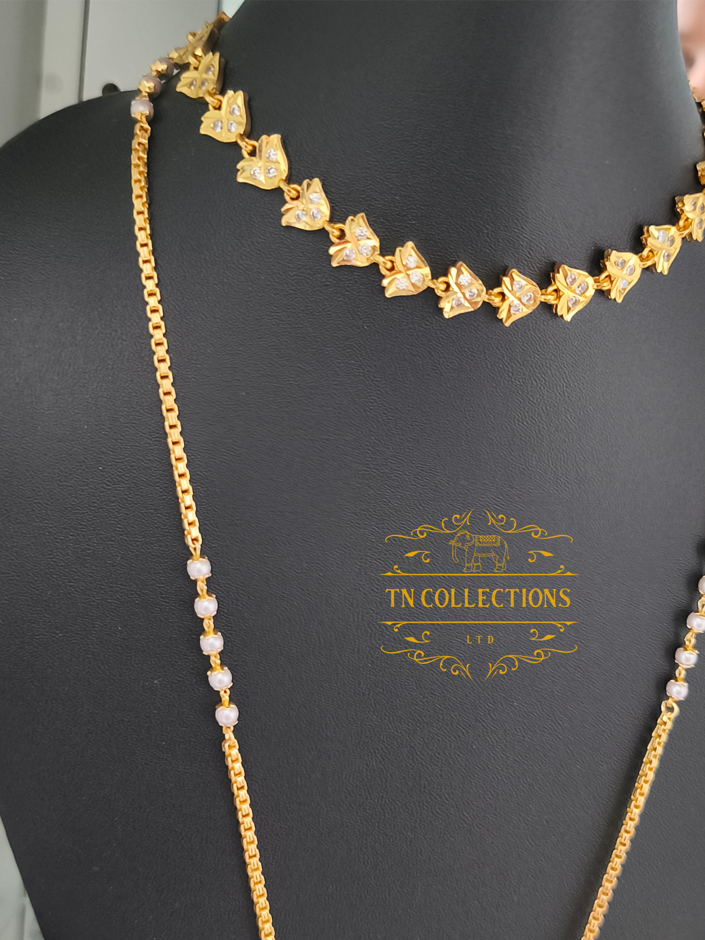 Micro Gold-Plated Trendy semi Bridal Set