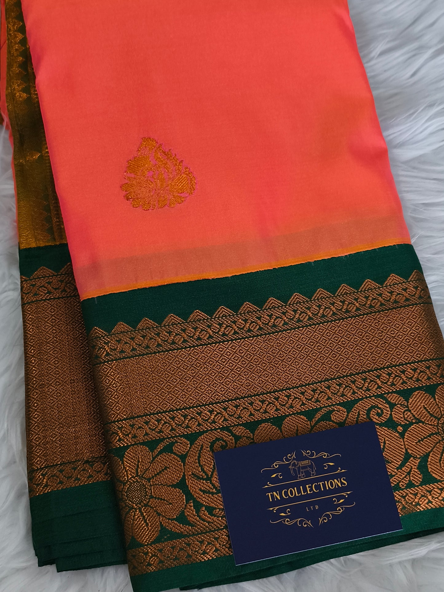 Korvai Premium soft silk saree(Dual tone)