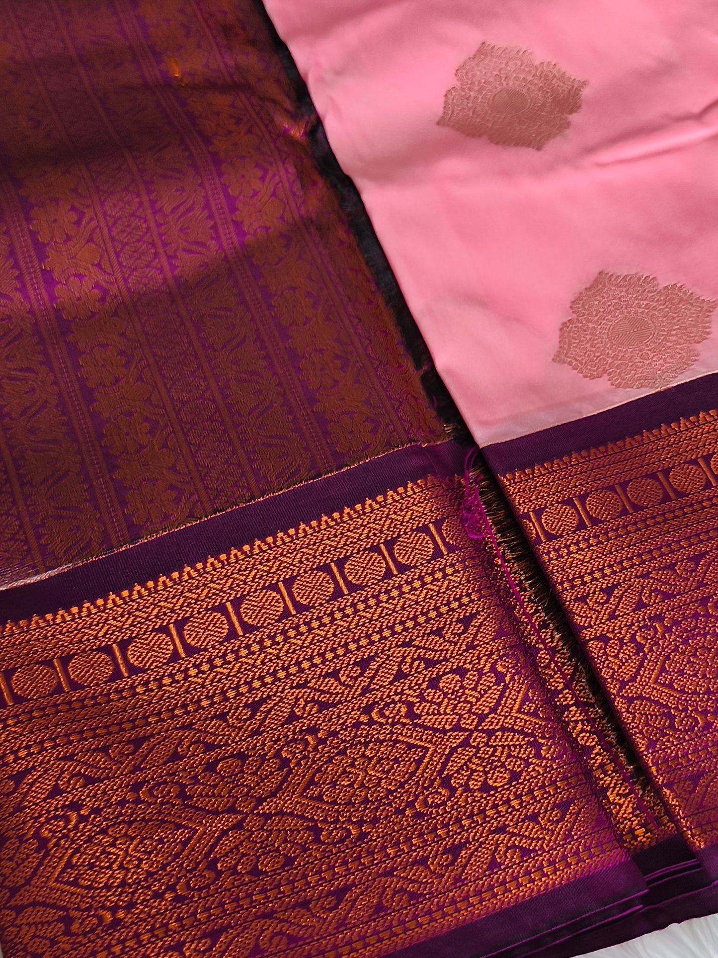 Premium Korvai Soft Silk Saree