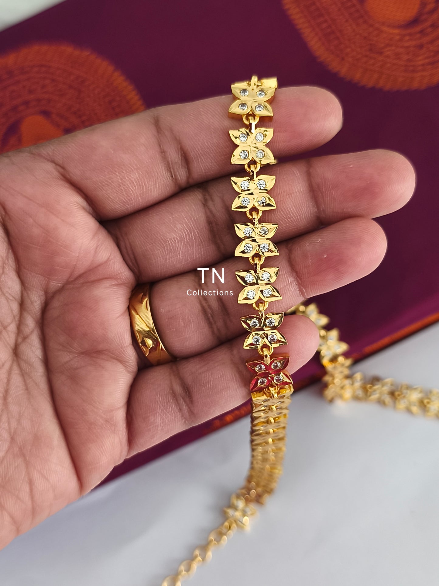 Gold Finish Impon Hip chain