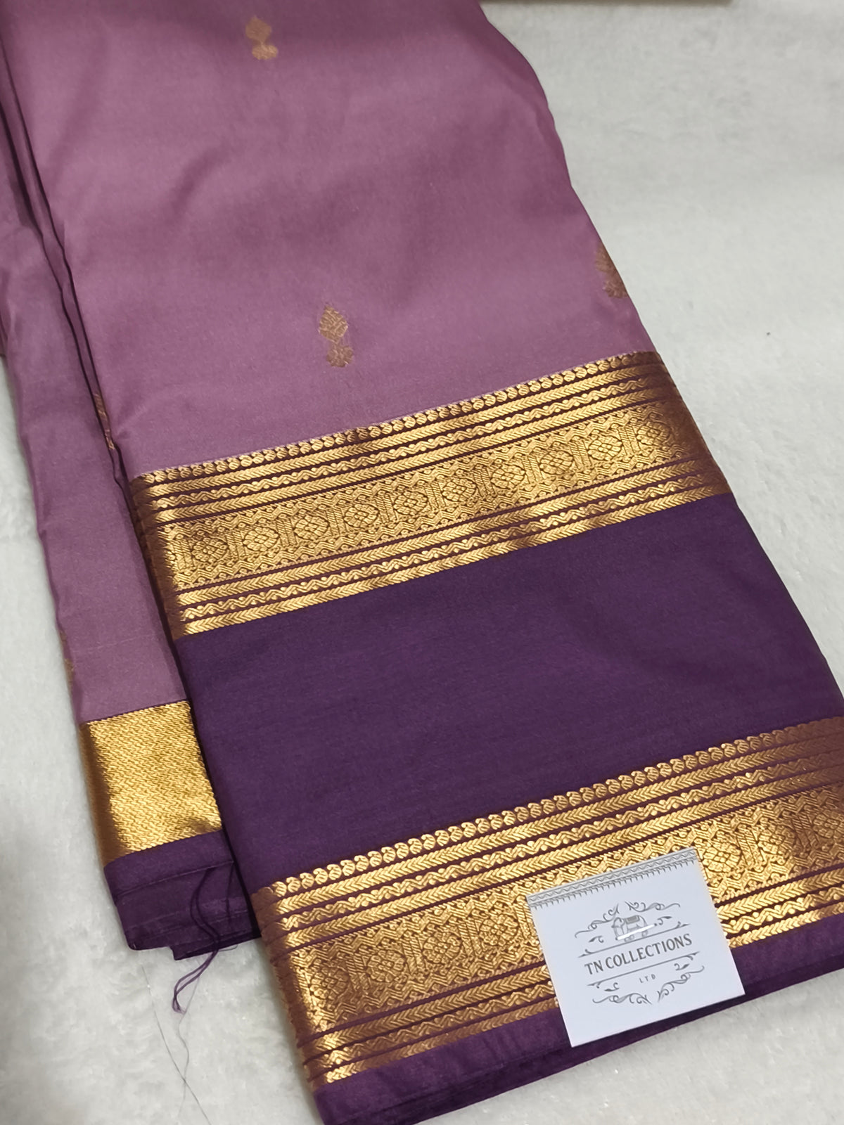Trendy Semi Soft Silk Saree with contrast blouse and rich pallu