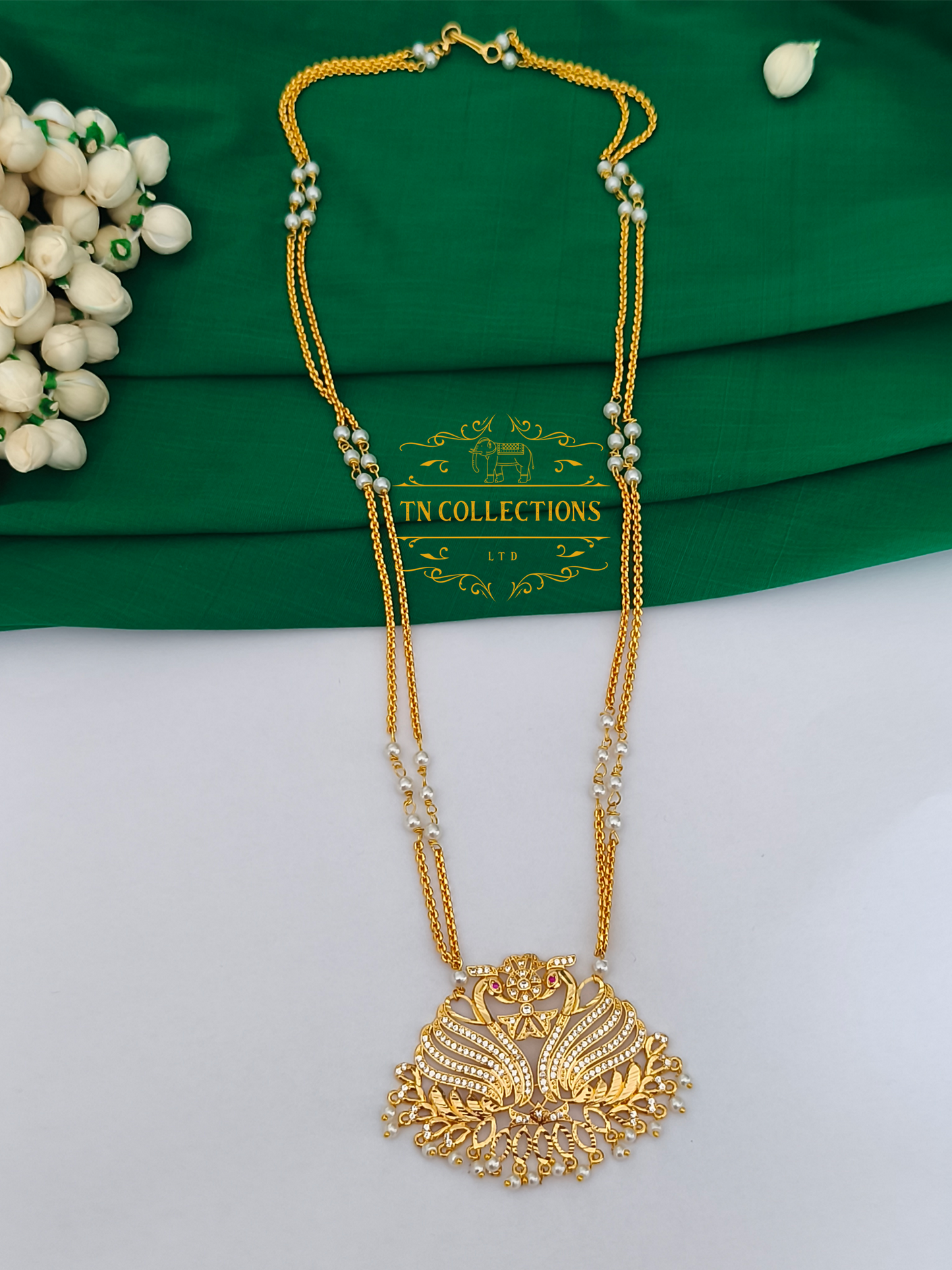 Micro Gold-Plated Traditional Semi Bridal Set