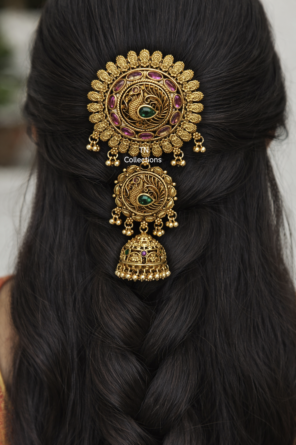 Antique Polish Real kemp Hair accessories (Rakodi)