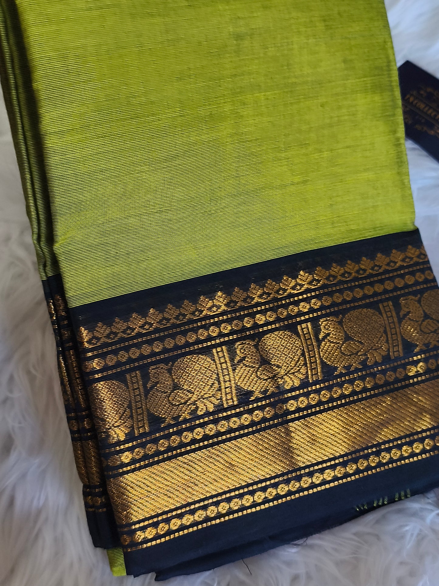 Pure Handloom kanchi cotton saree