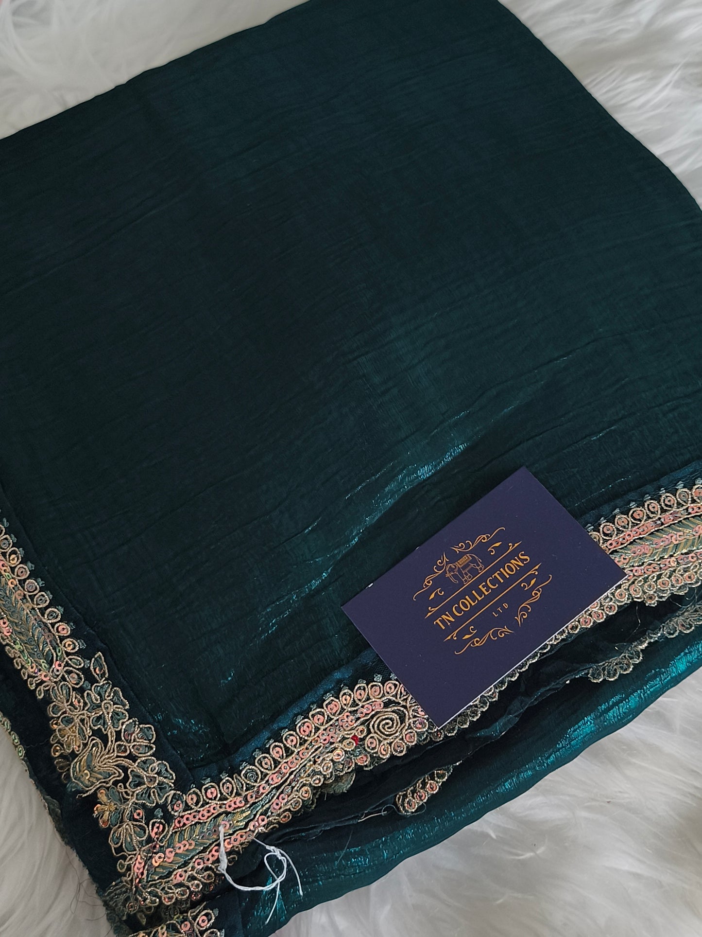 Green Partywear Saree