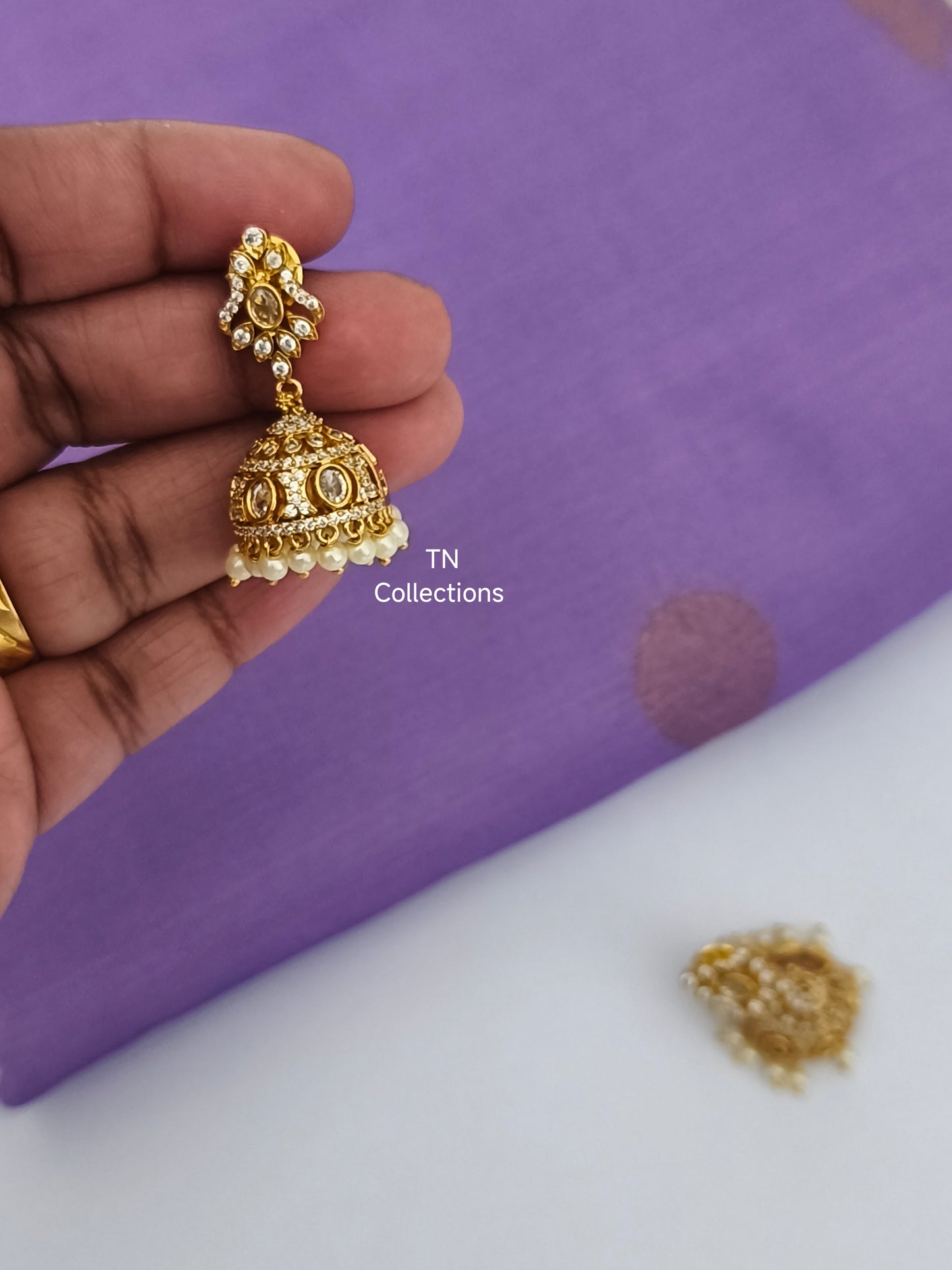 Gold Finish cz Jimikki