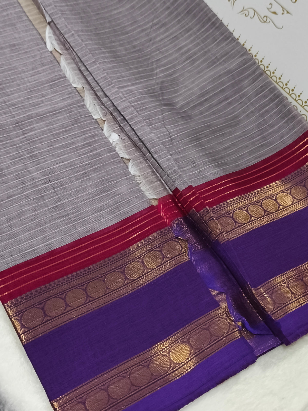 Pure Handloom Kanchi Cotton Saree
