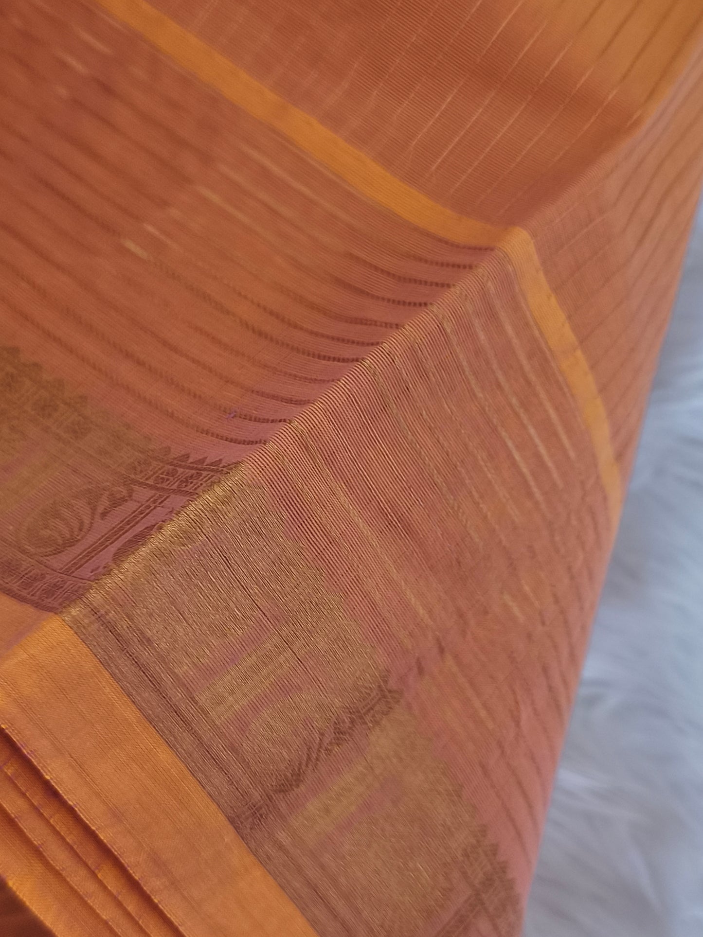 Pure Premium Kanchi cotton saree (120's count)