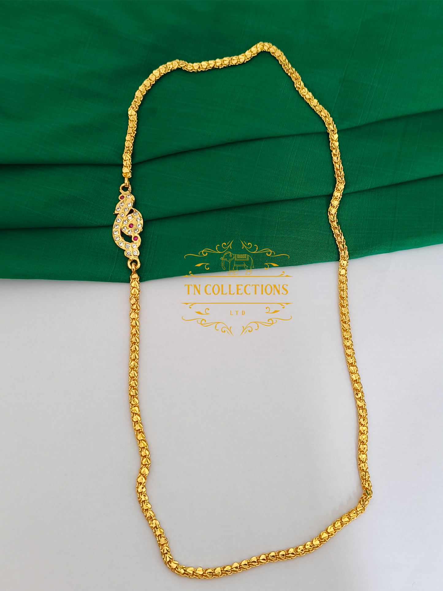 Micro Gold-Plated Mugappu Chain