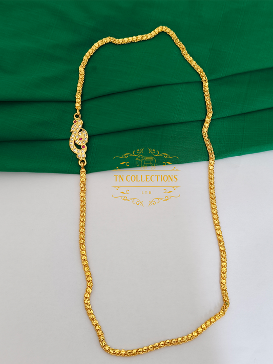 Micro Gold-Plated Mugappu Chain