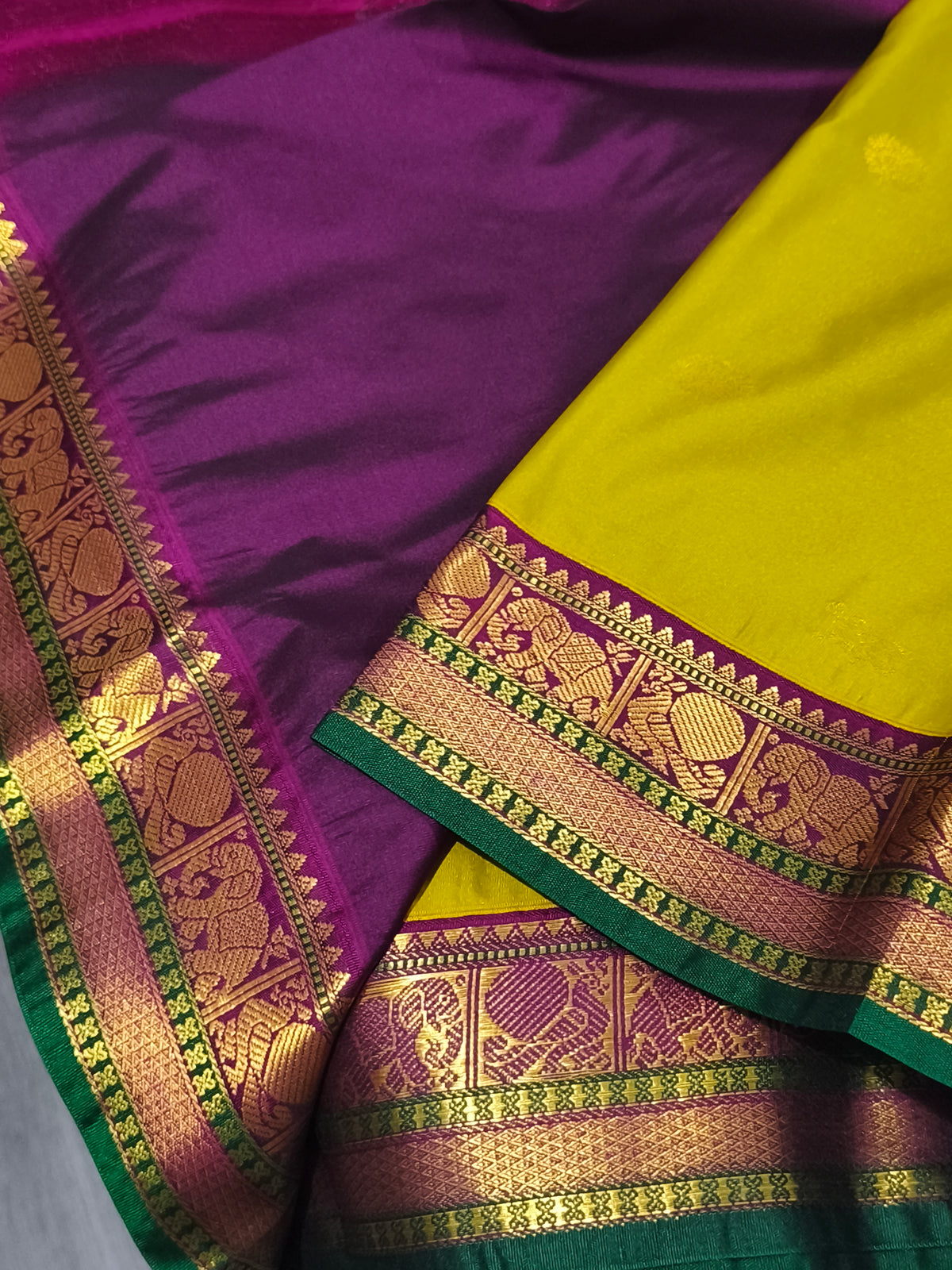 Premium Semi kanchipuram Silk Saree
