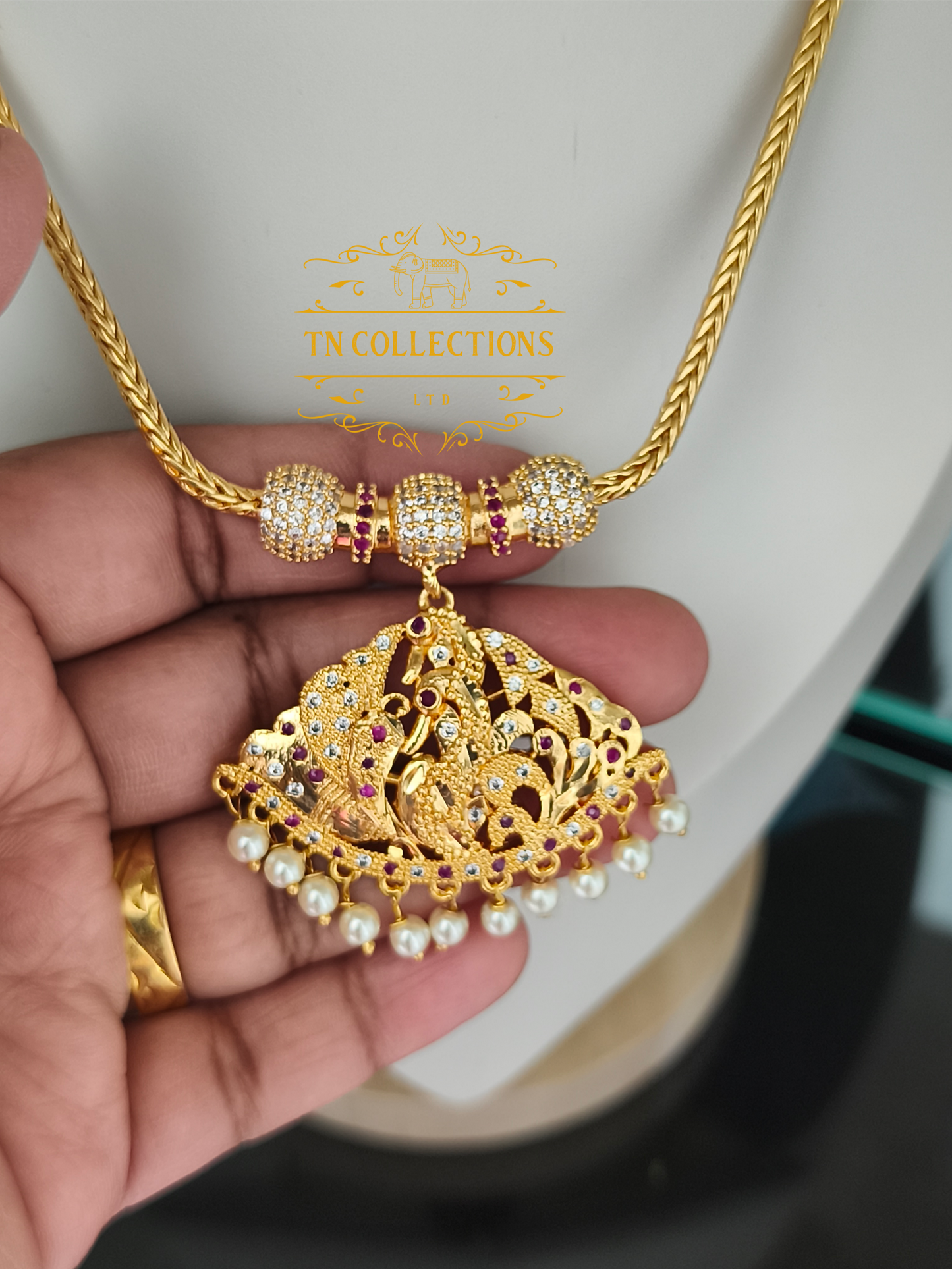Micro Gold-Plated Traditional Attiyal