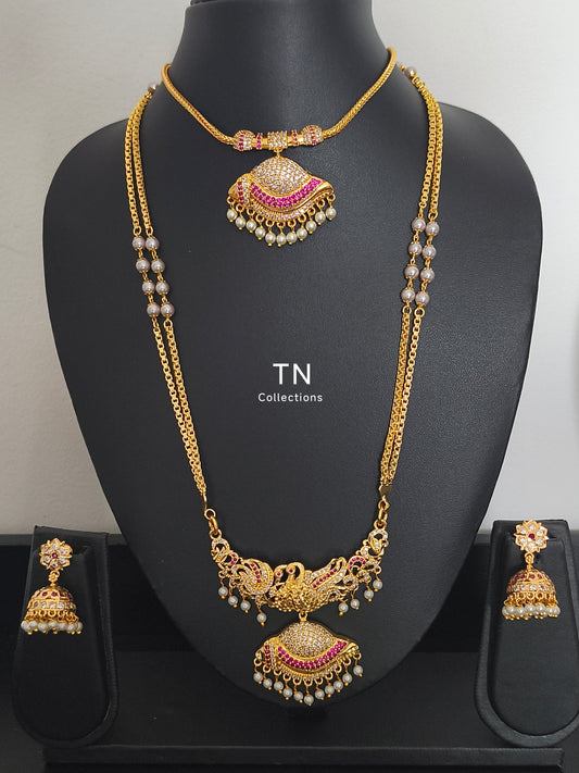 Micro gold plated Traditional Attiyal Pathakkam Set