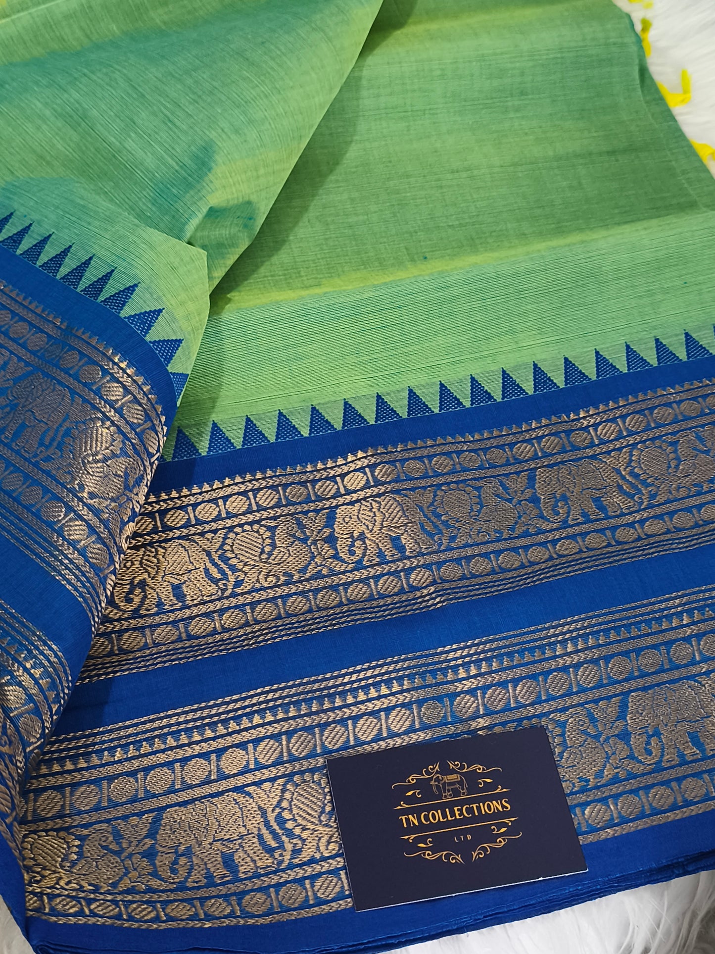 Pure handloom Kanchi Cotton Saree