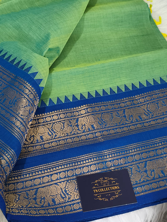 Pure handloom Kanchi Cotton Saree