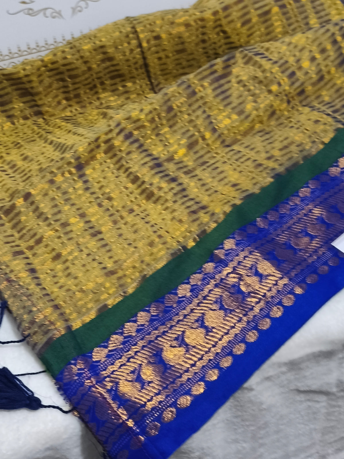 Kerala Special Mul Cotton Saree with Kanchi Border