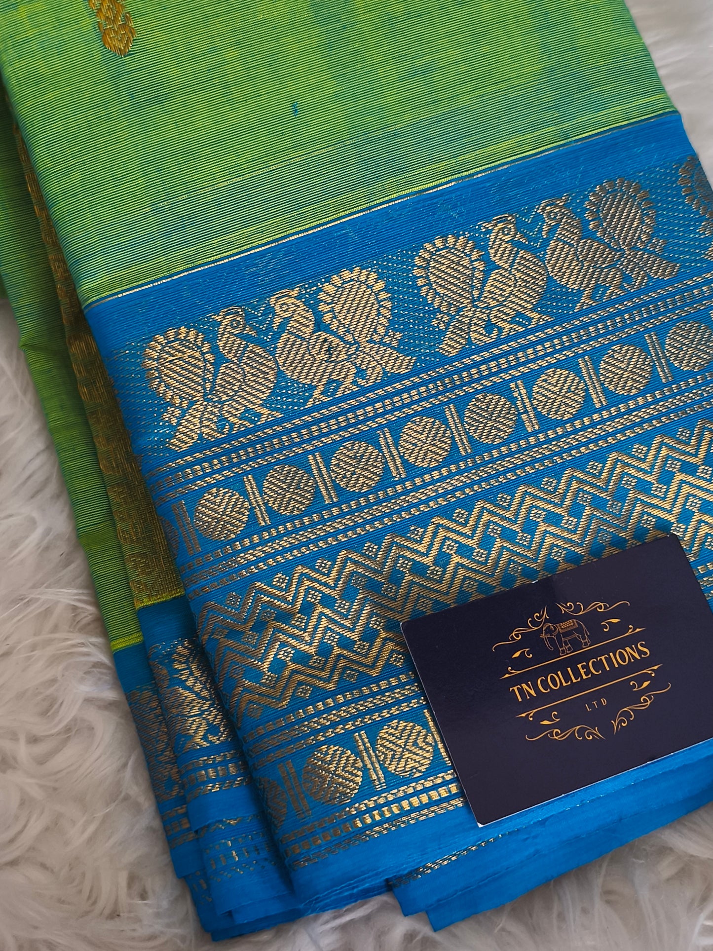 Grand Pure Kanchi Cotton Saree with Rich Pallu