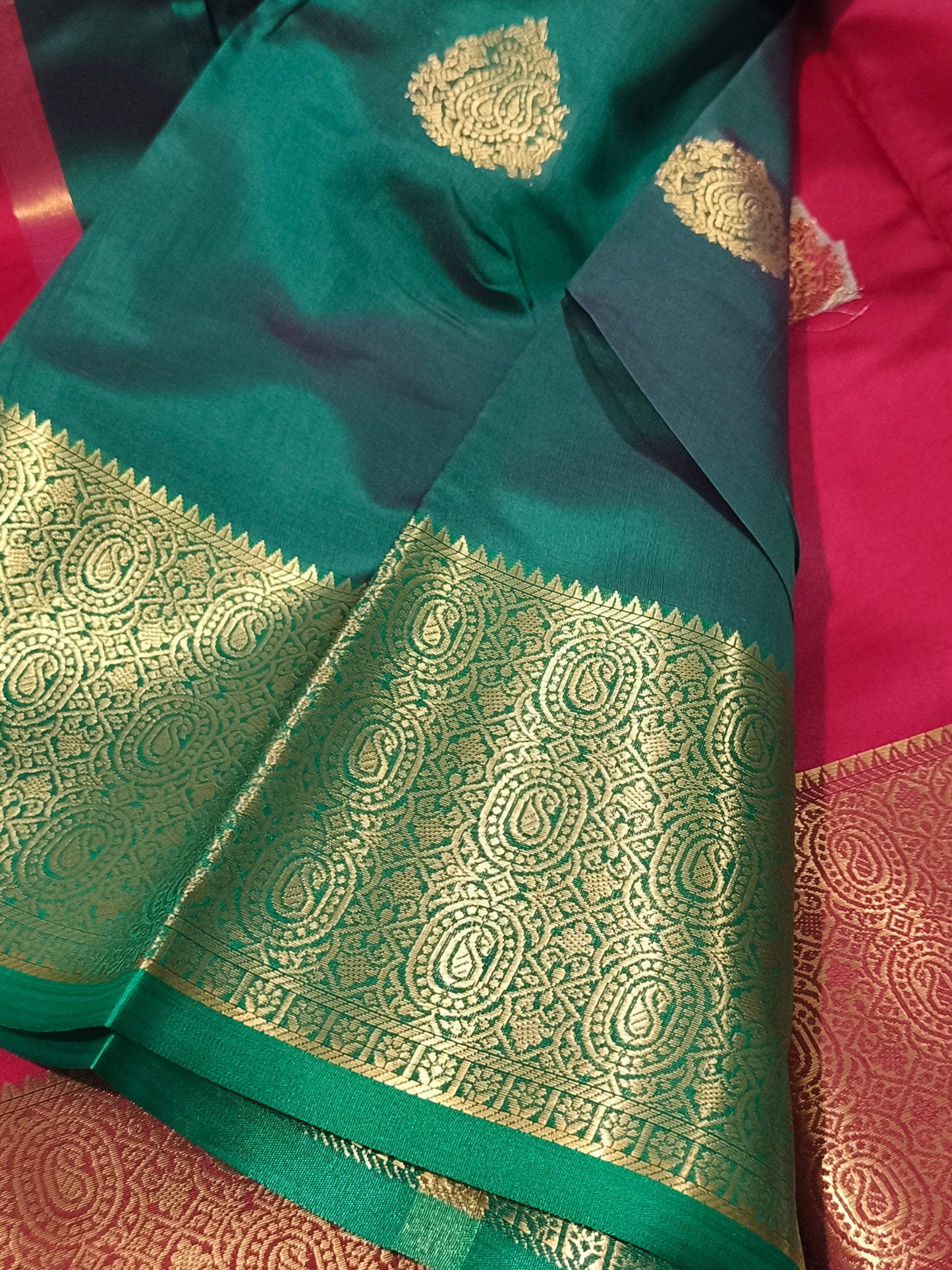 Luxury Semi Soft Silk Saree (Red)