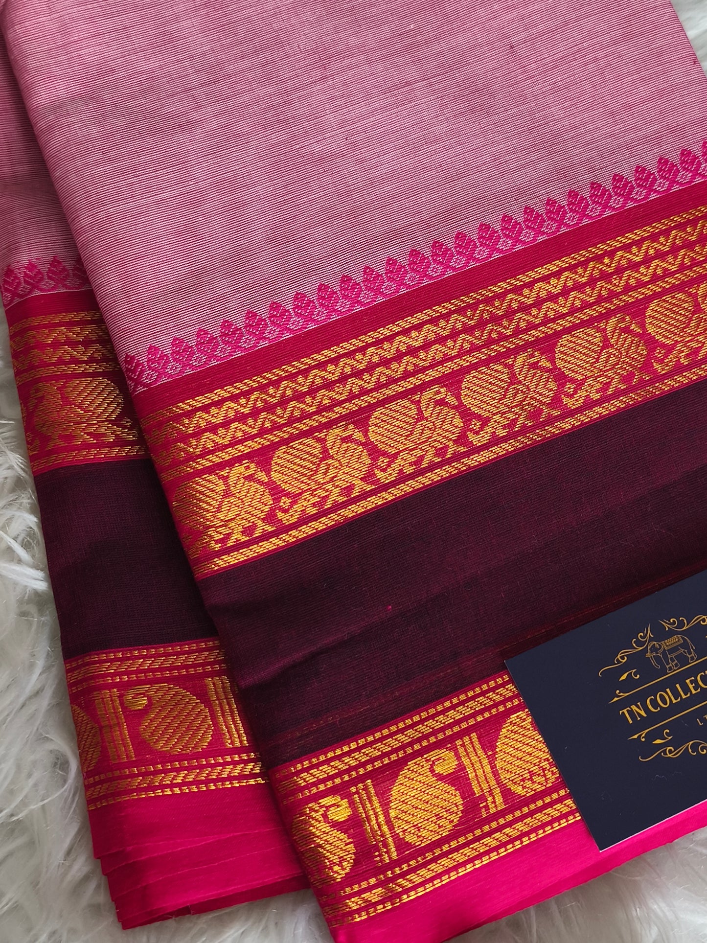 Pure kanchi Cotton Saree