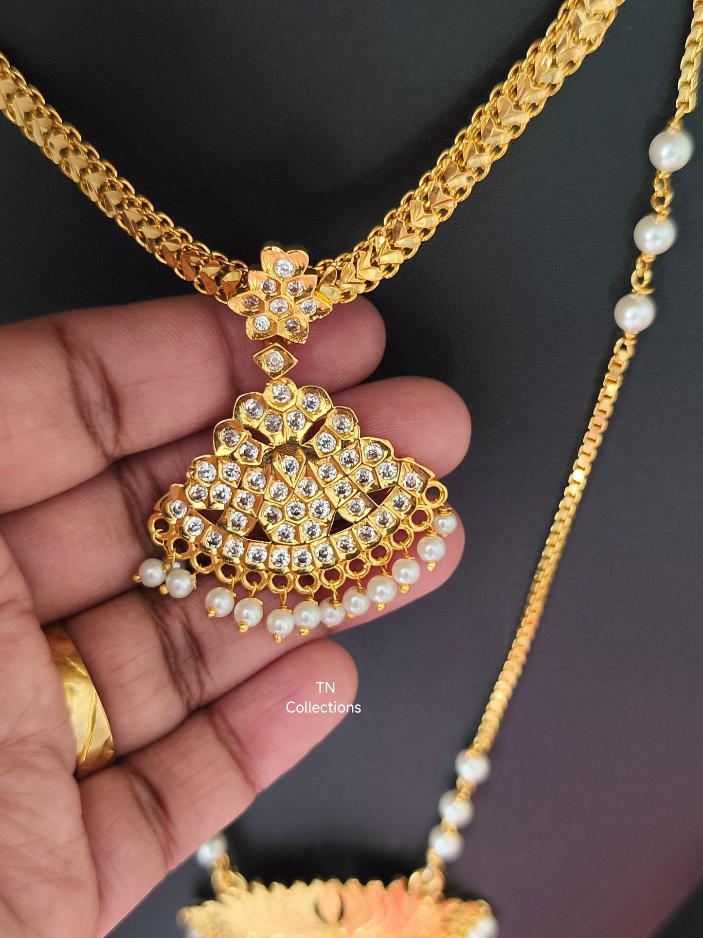 Micro gold plated Traditional Semi Bridal Set