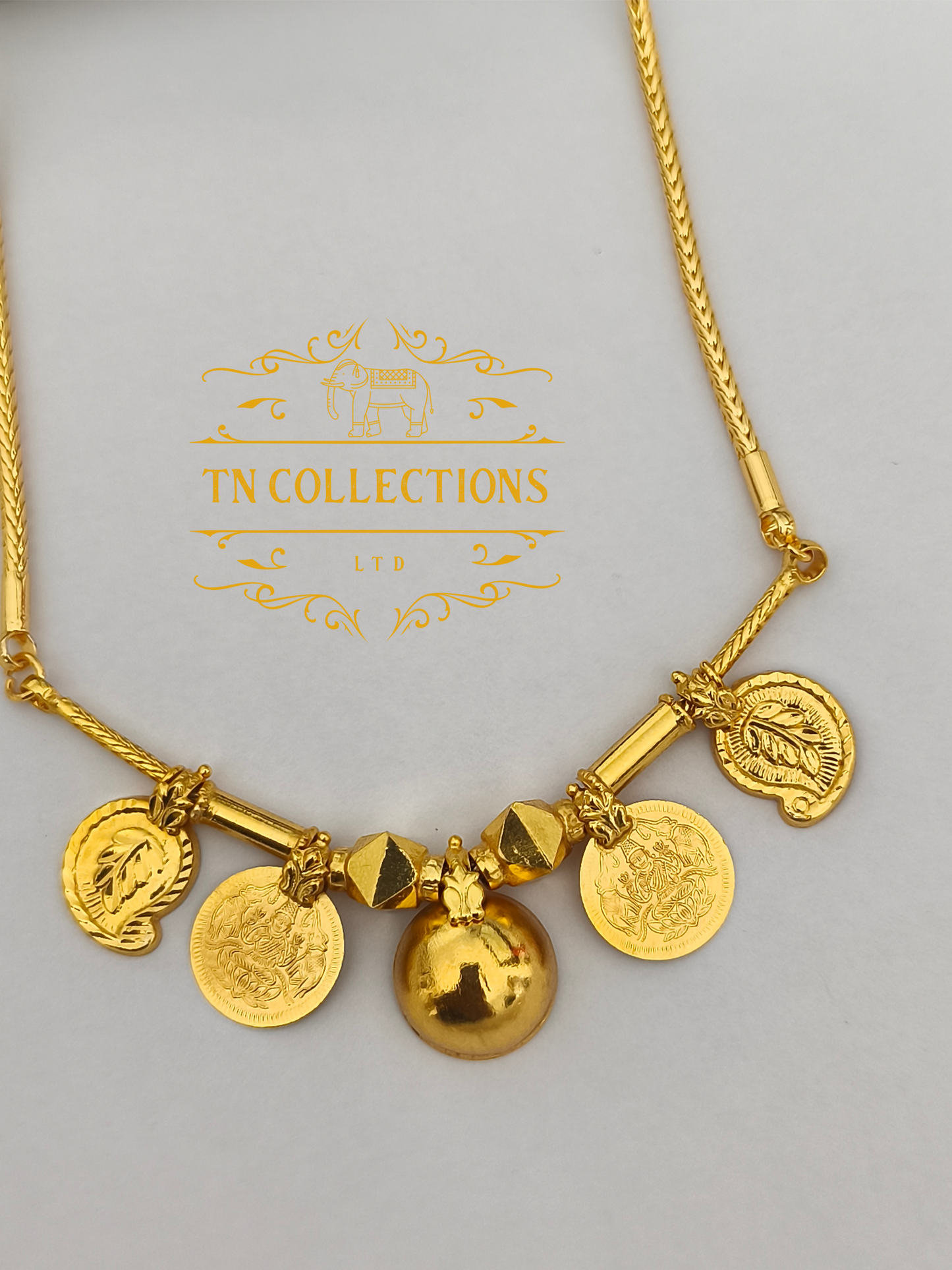 One gram gold plated Traditional Southindian style Thalichain (Thirumangalyam)