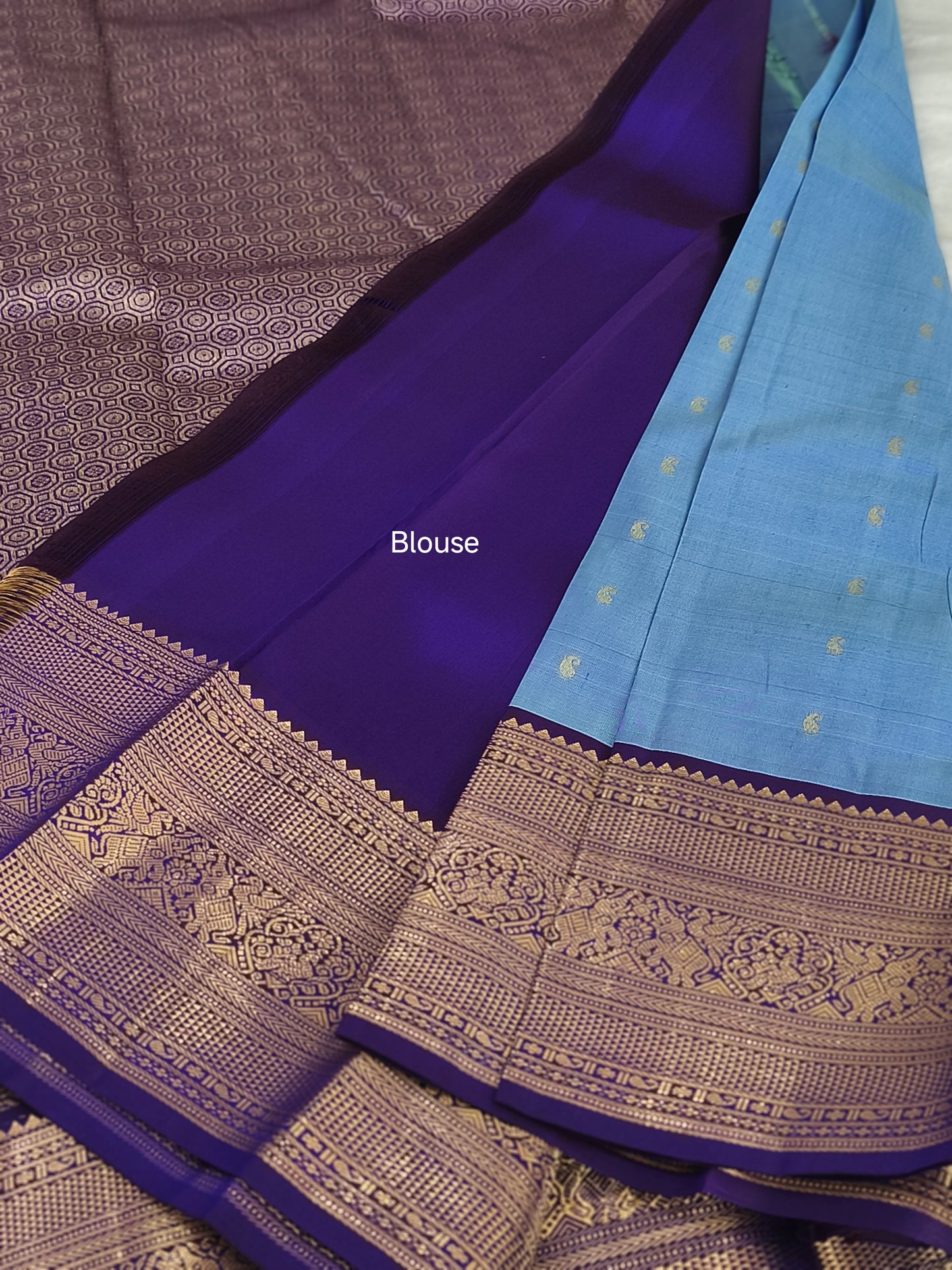 Pure Handloom kanchipuram Silk Saree