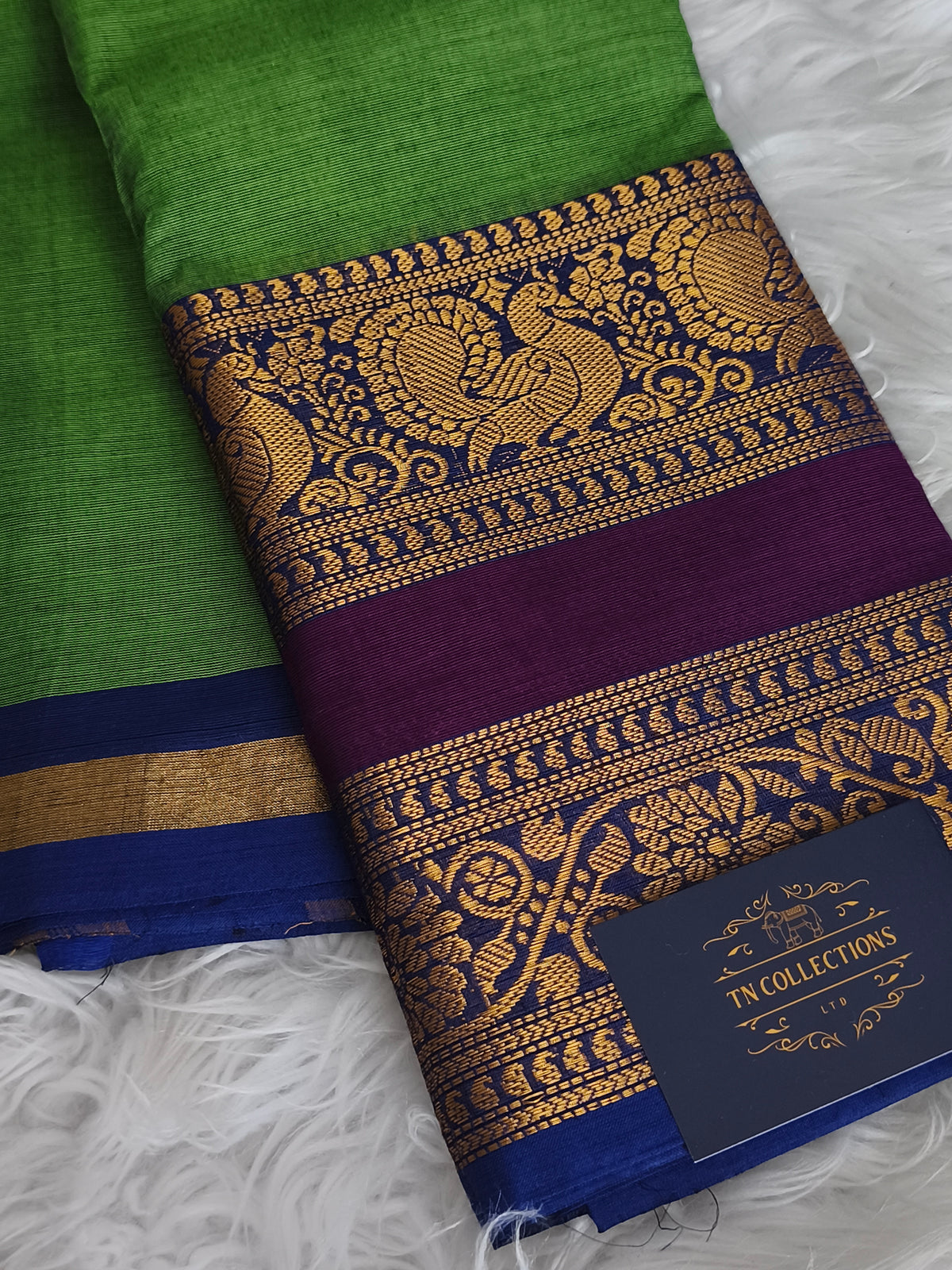 Pure Kanchi Cotton Saree WITHOUT running blouse