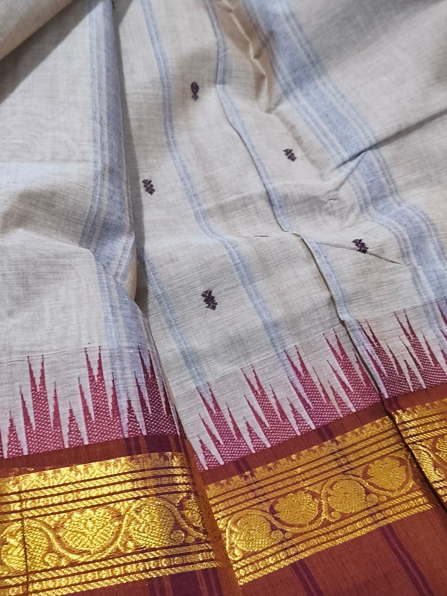 Traditional Pure Kanchi Cotton Saree