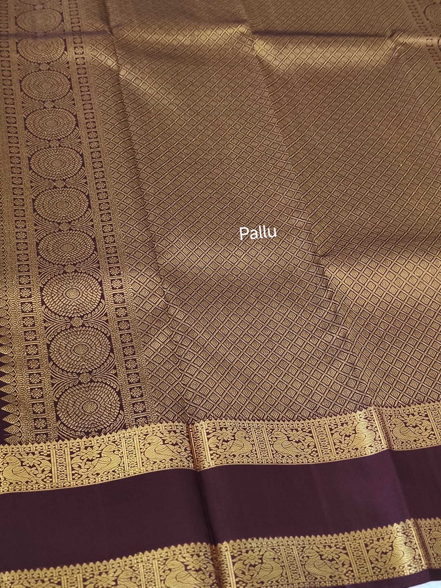 Trendy Pure Kanchipuram Silk Saree (Vintage Rusty Orange)