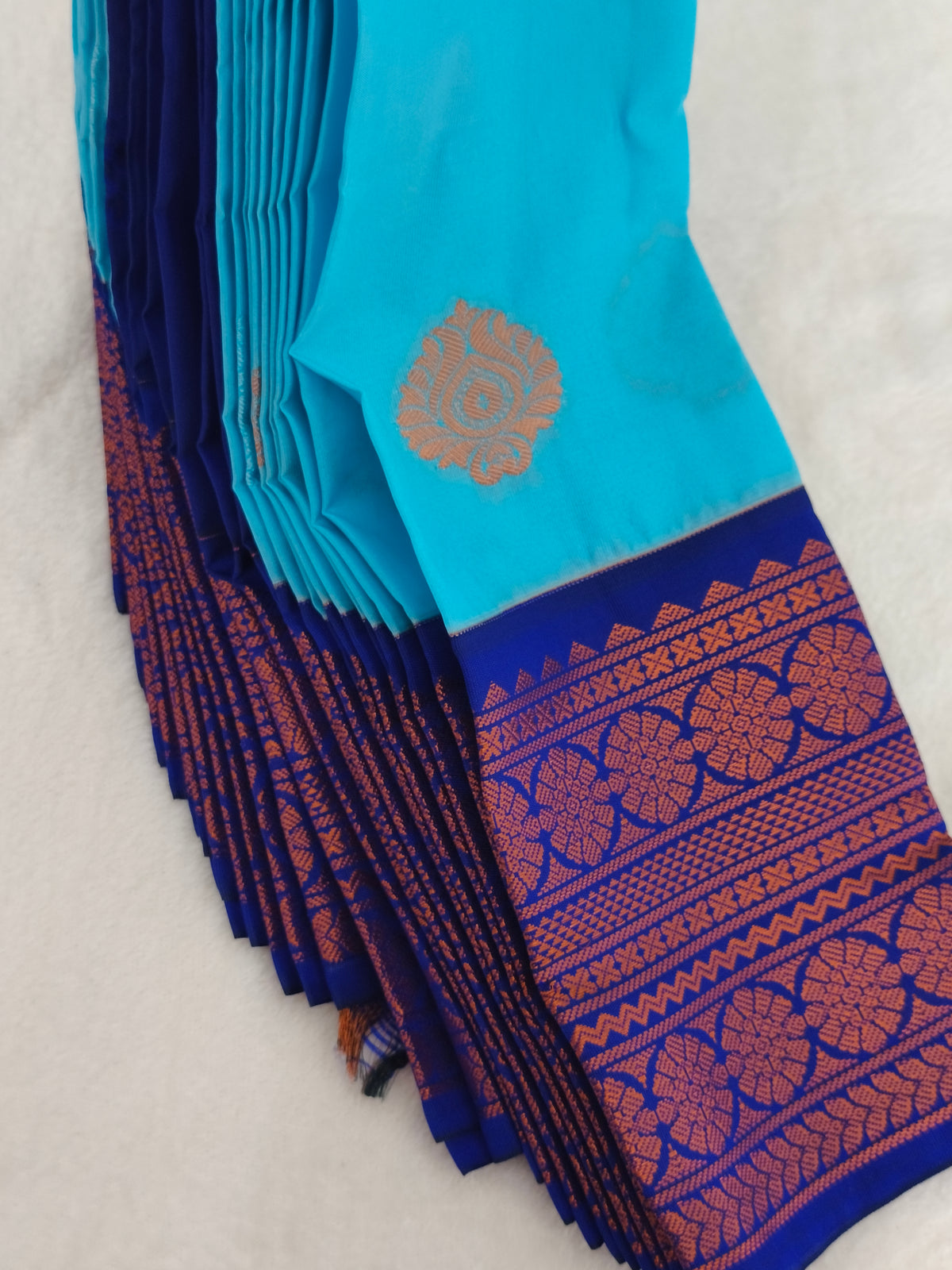 Premium Korvai Soft Silk Saree