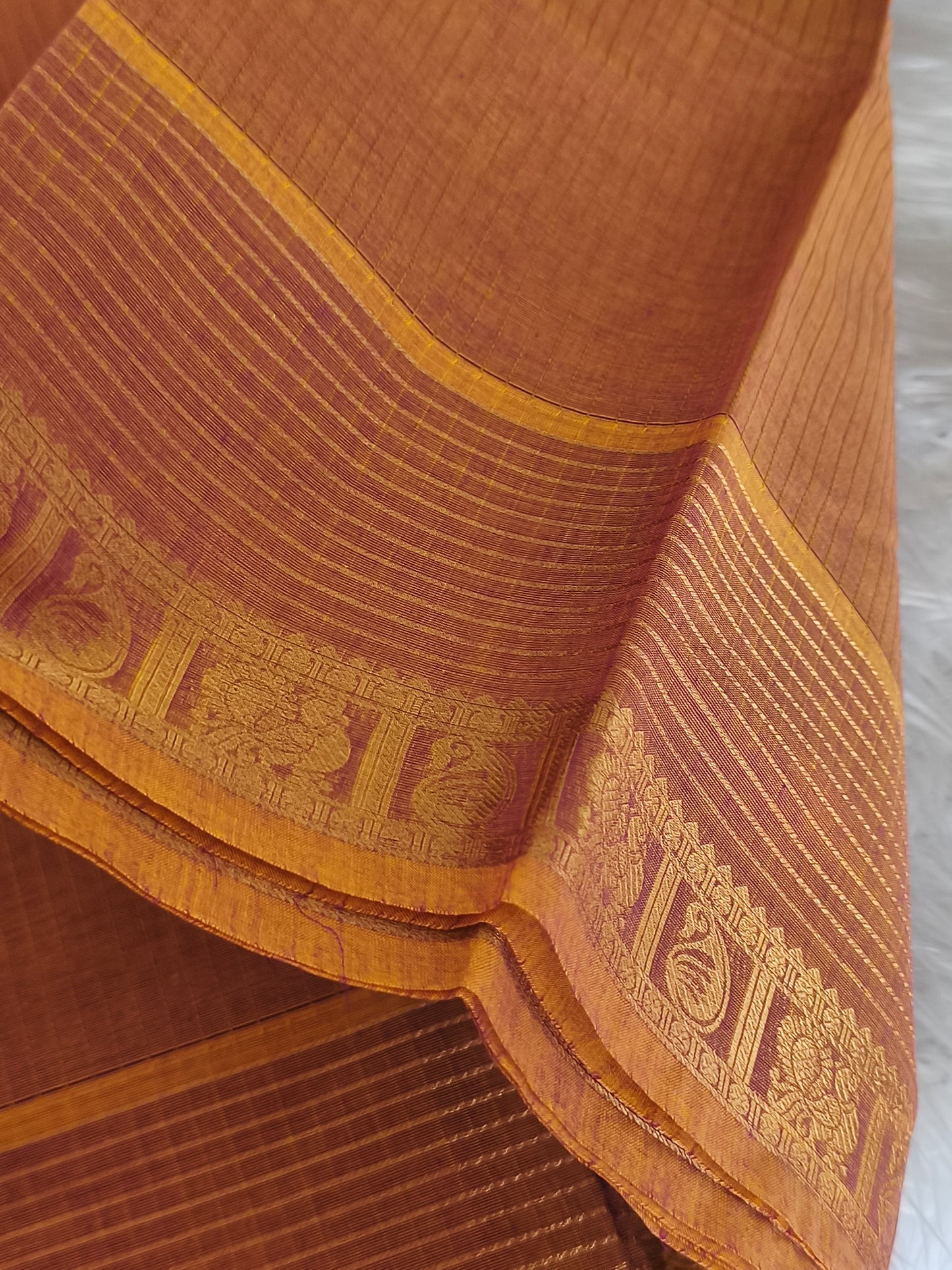 Pure Premium Kanchi cotton saree (120's count)