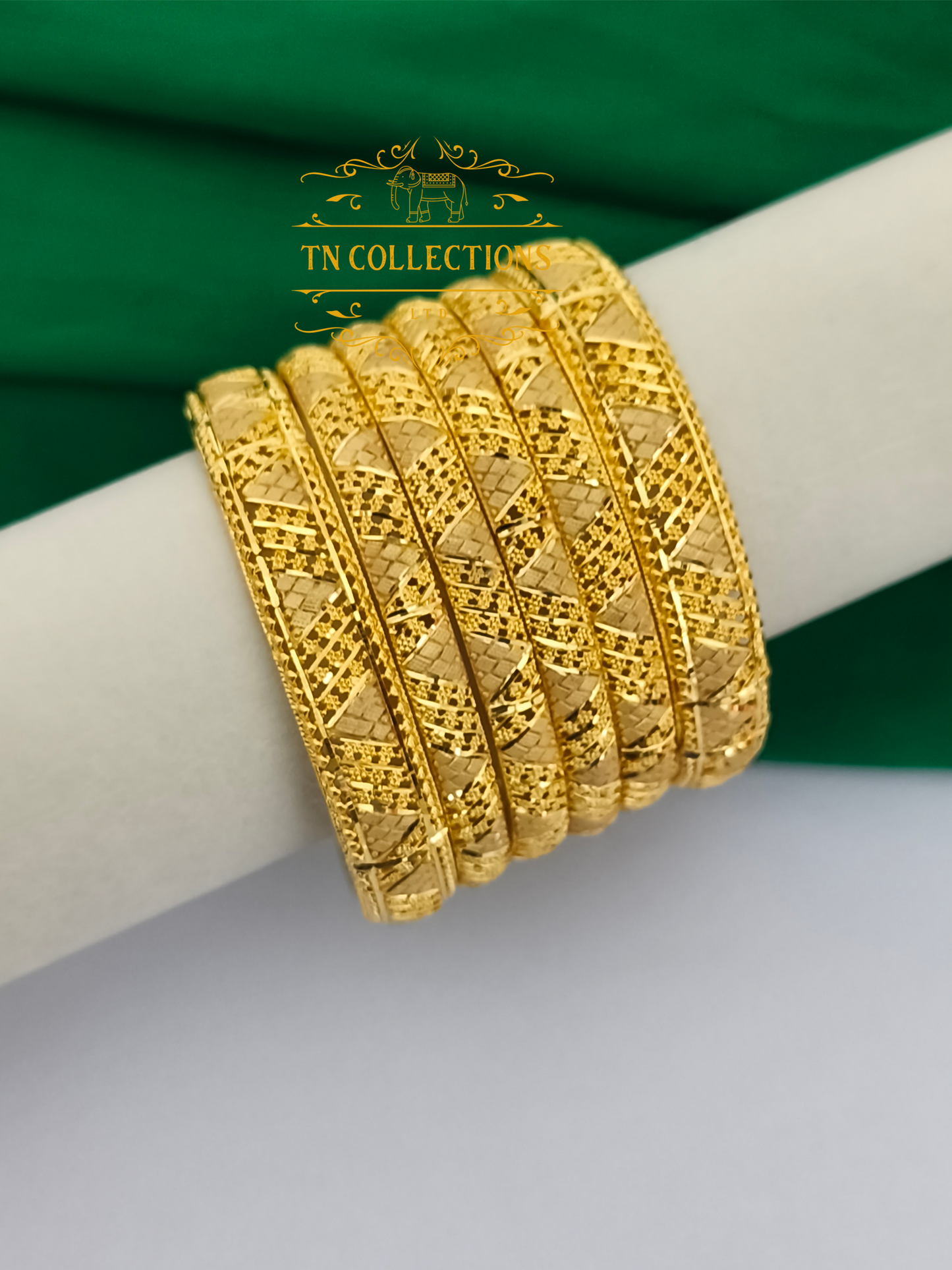One gram Gold Forming Bangles Set
