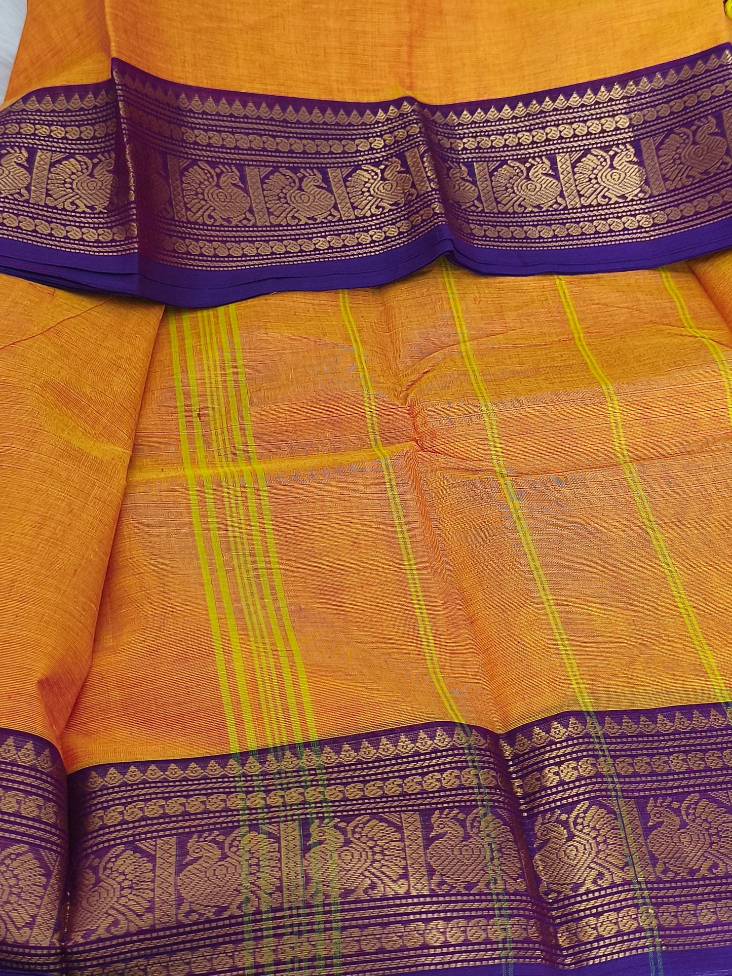 Pure Handloom Kanchi Cotton Saree