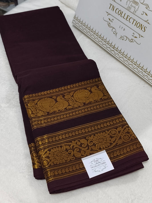 Pure handloom kanchi cotton saree