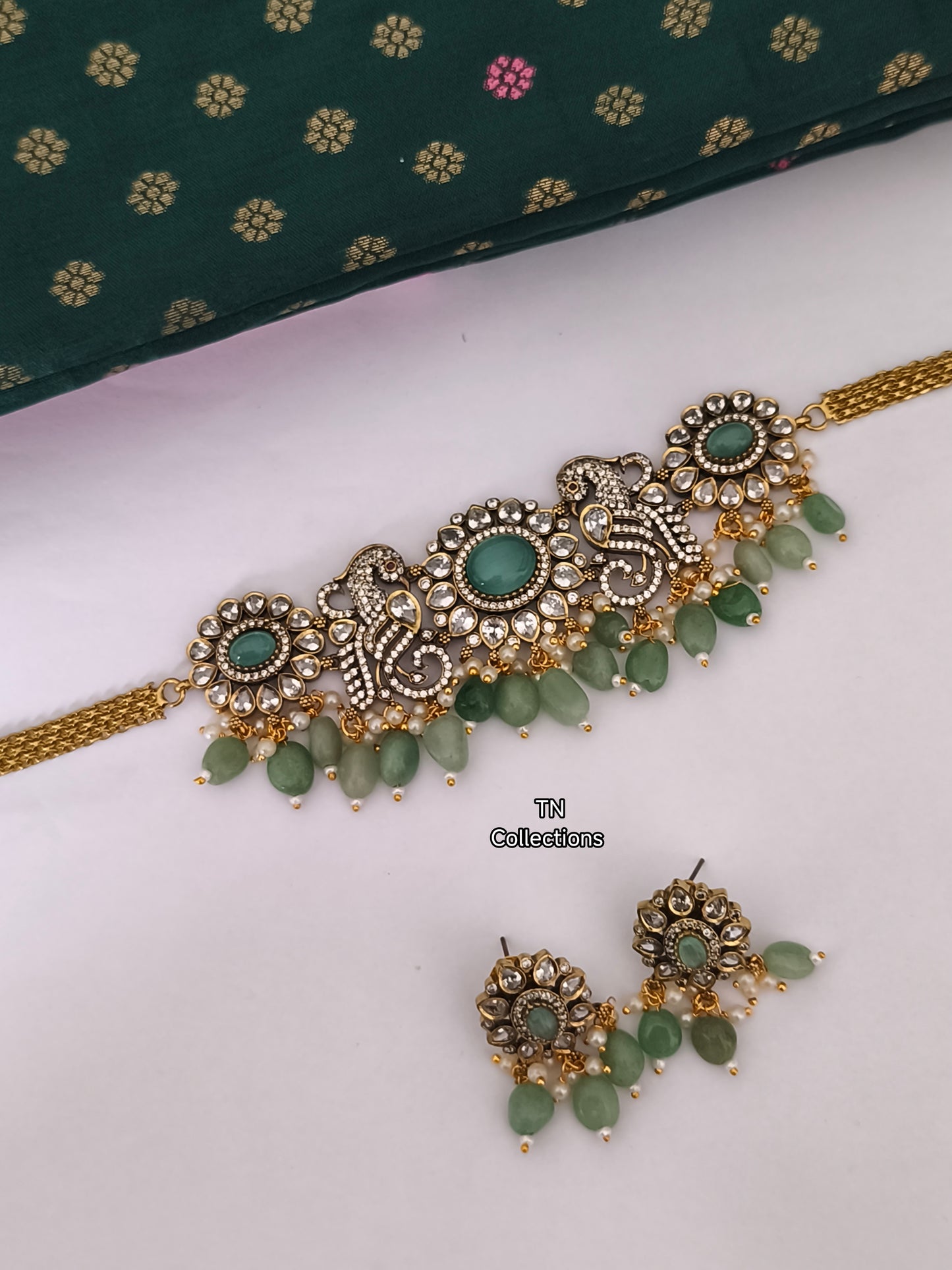 Premium Polish Choker Necklace Set