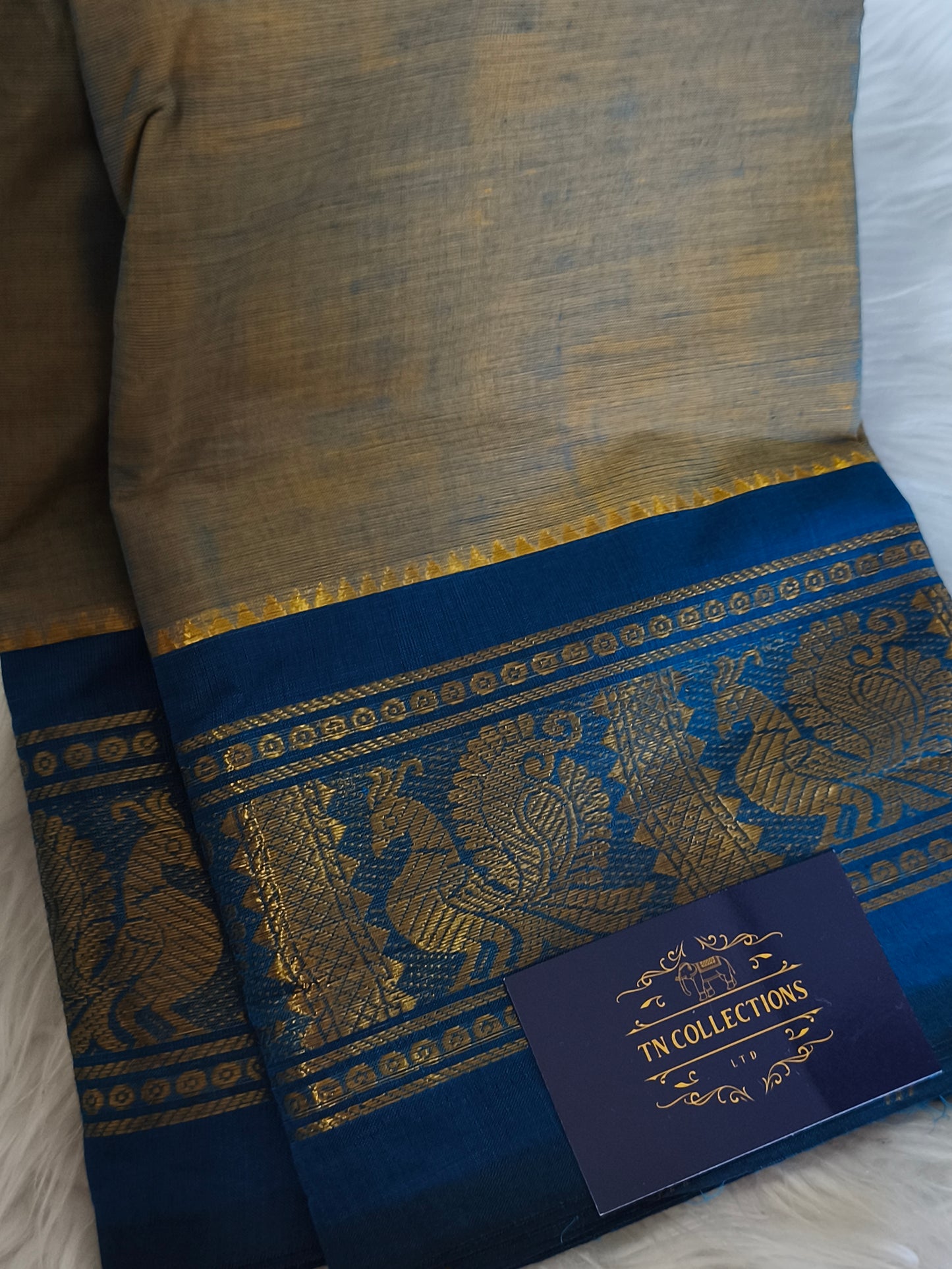 Pure Handloom kanchi cotton saree