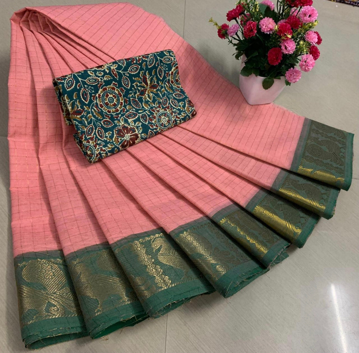 Pure Sungudi Cotton Saree