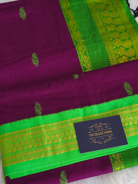 Kalyani Cotton Pattu Saree