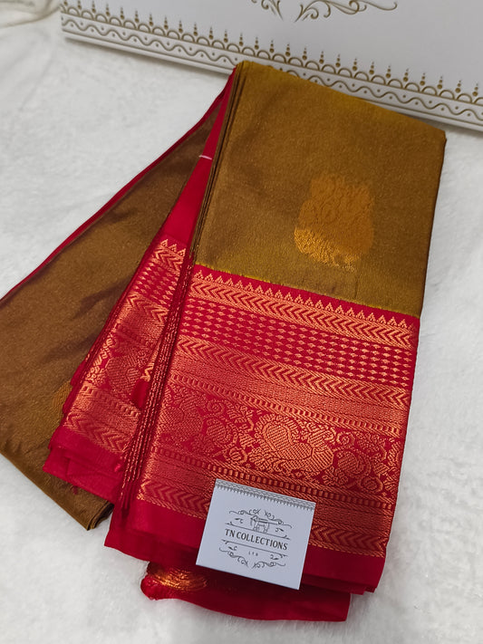 Premium kanchi semi silk saree