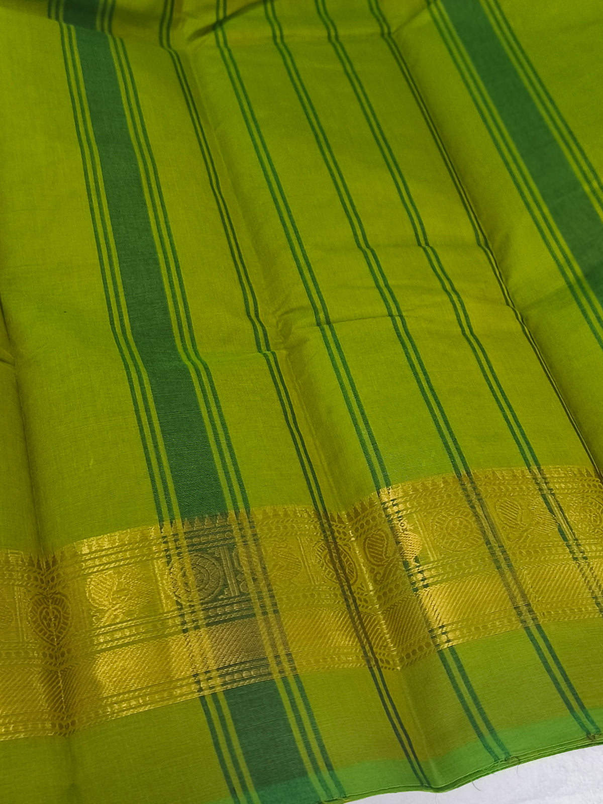 Pure handloom kanchi cotton saree