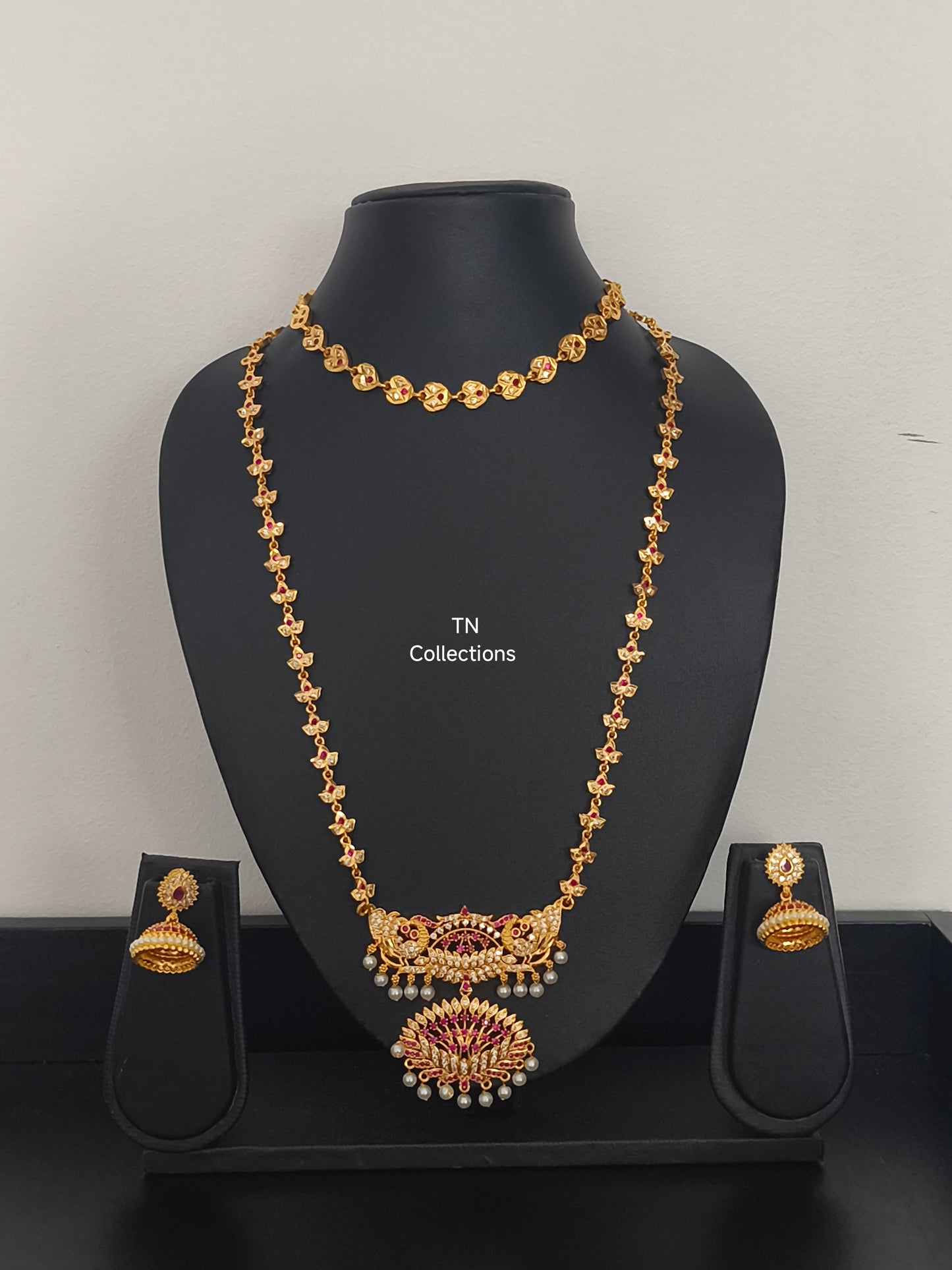 Micro gold plated Traditional Semi Bridal Set