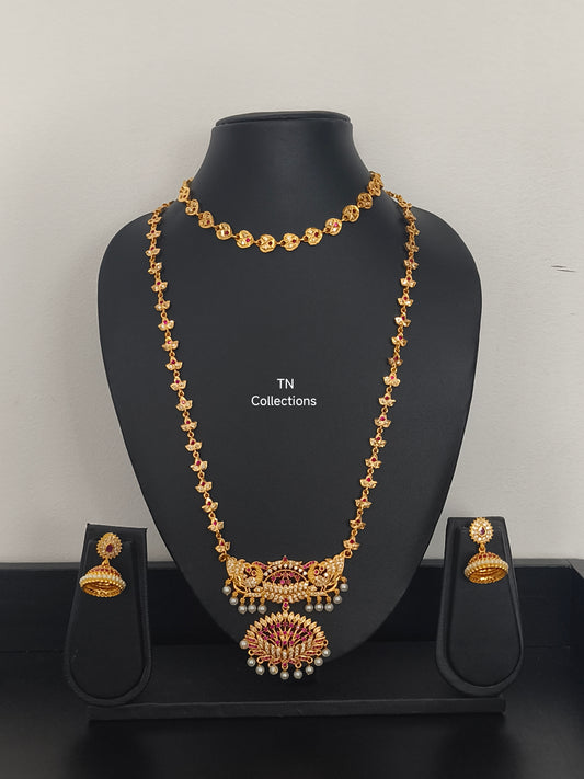 Micro gold plated Traditional Semi Bridal Set