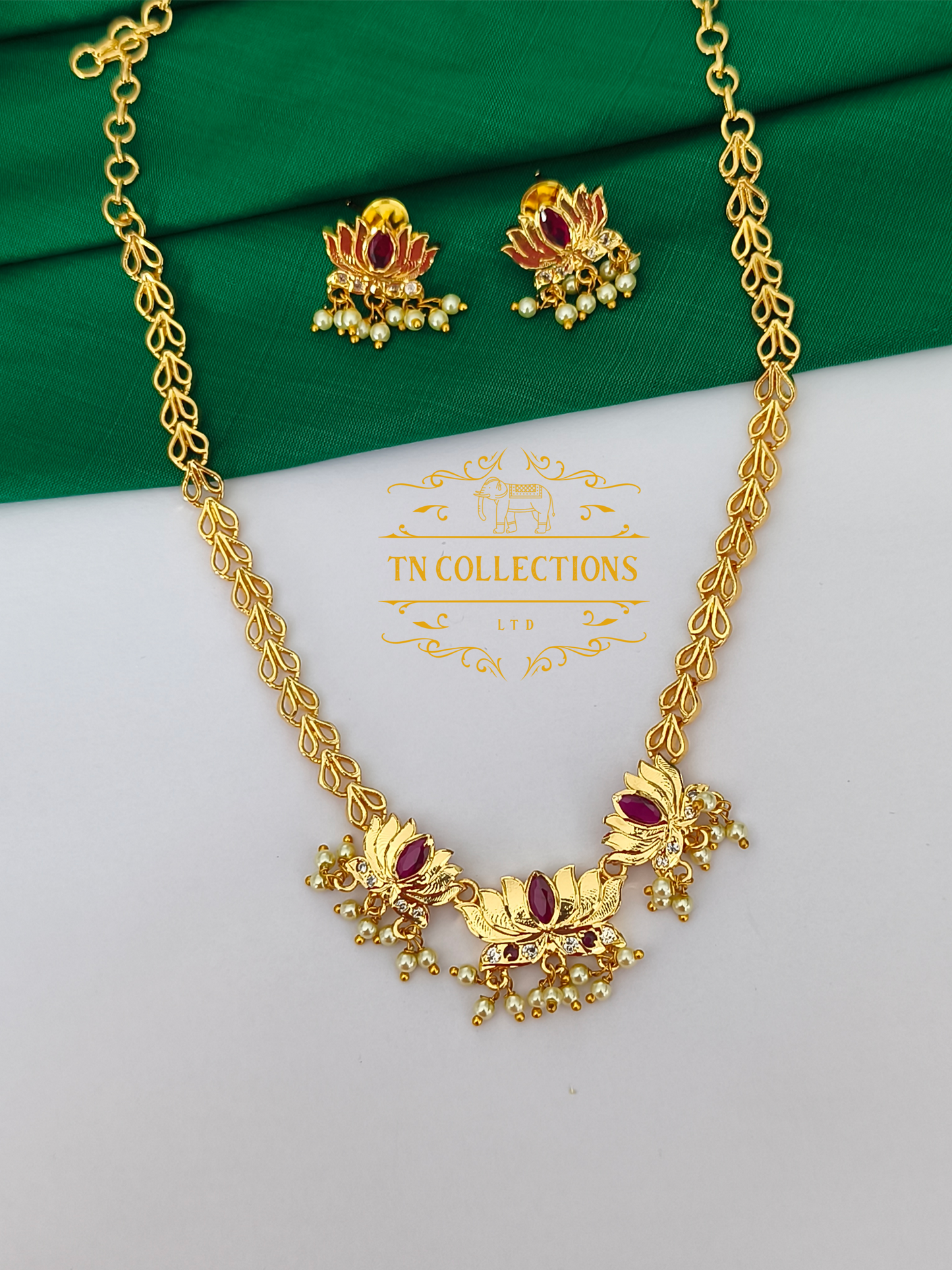 Micro Gold Impon Necklace Set