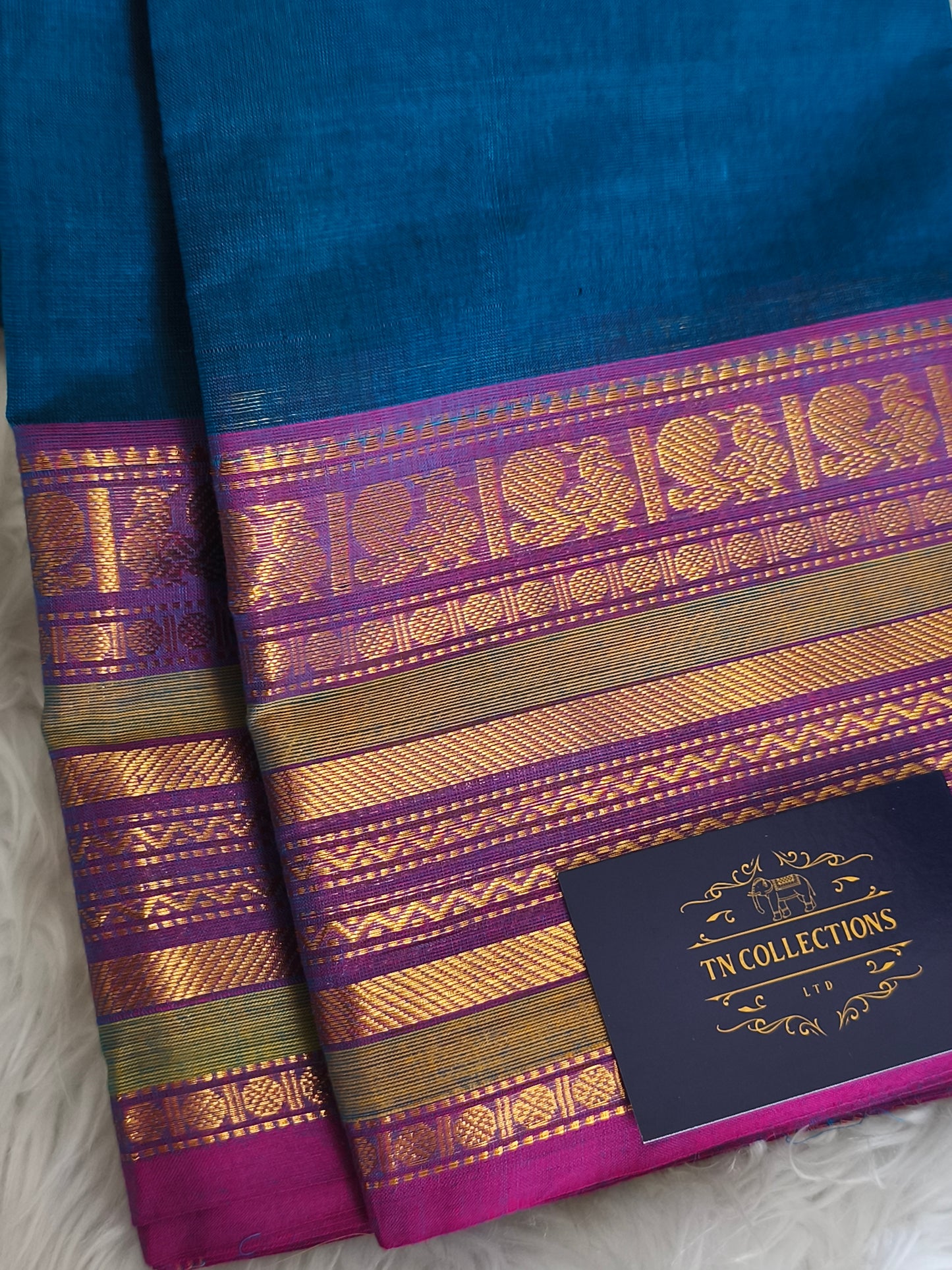 Pure handloom kanchi cotton saree
