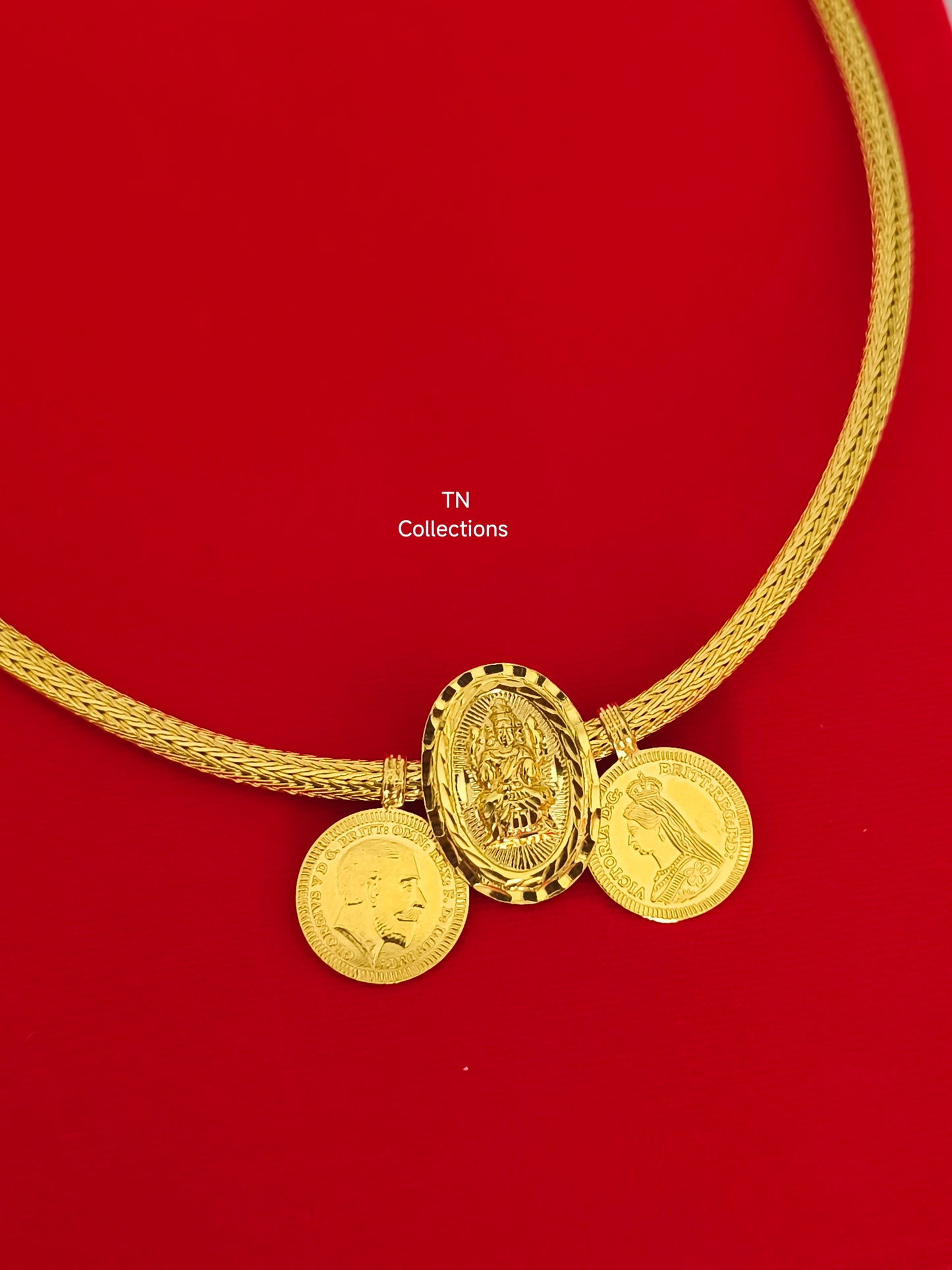 22ct Gold plated Traditional Amman Thalikodi