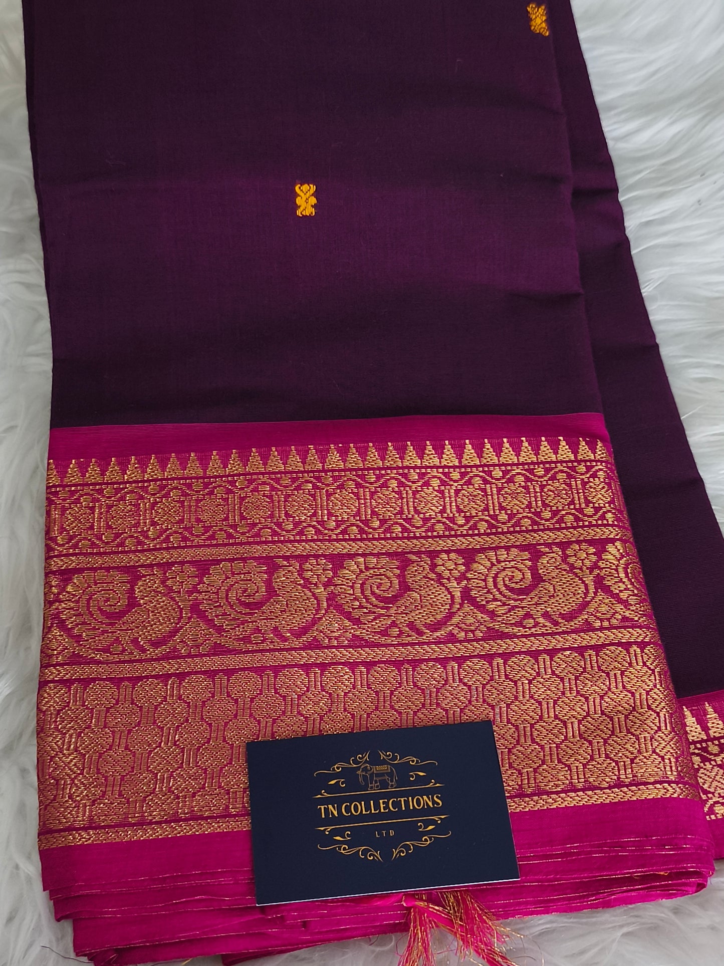 Pure handloom kanchi cotton saree