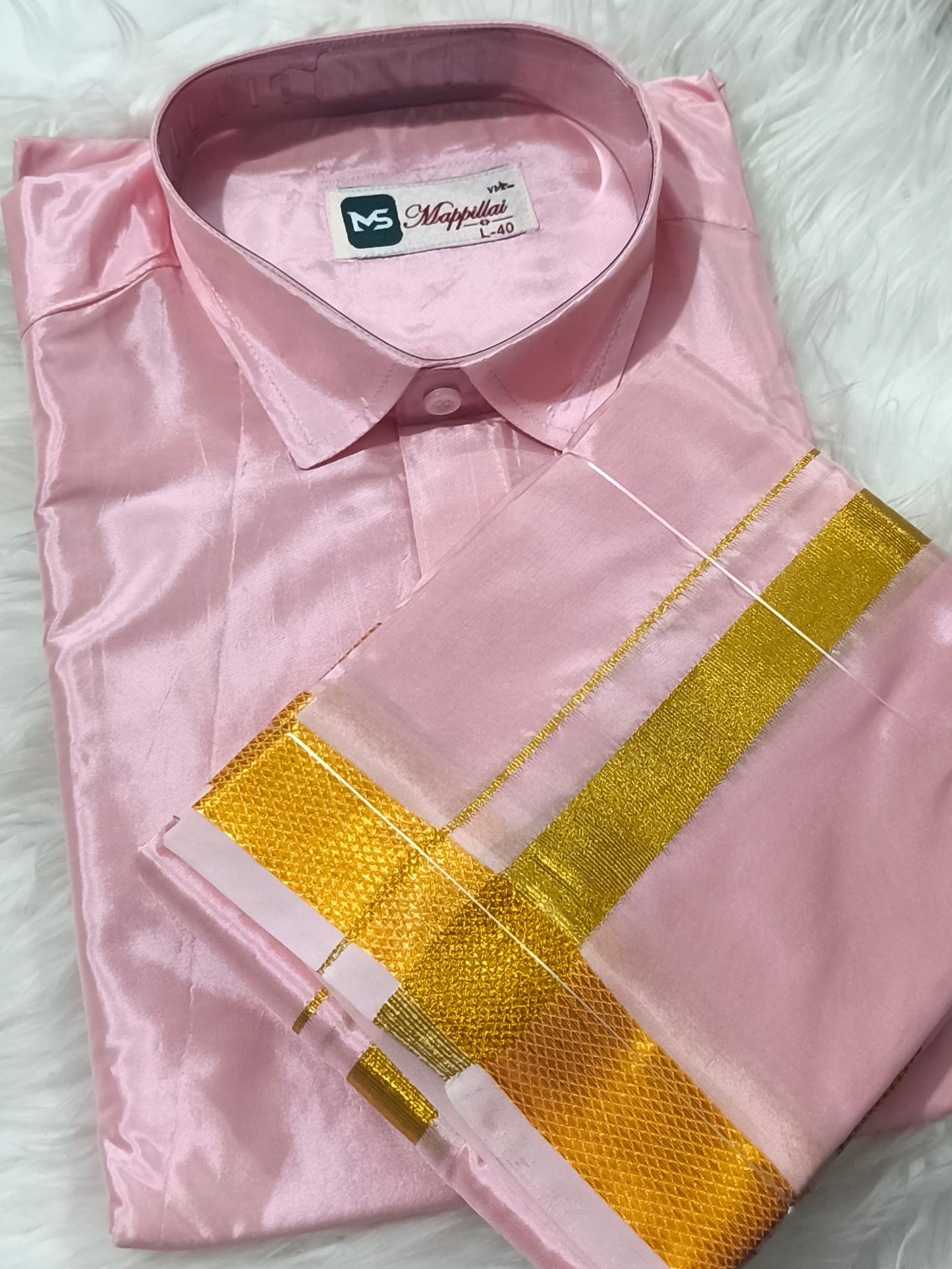 Men's veshti shirt (Size 42)